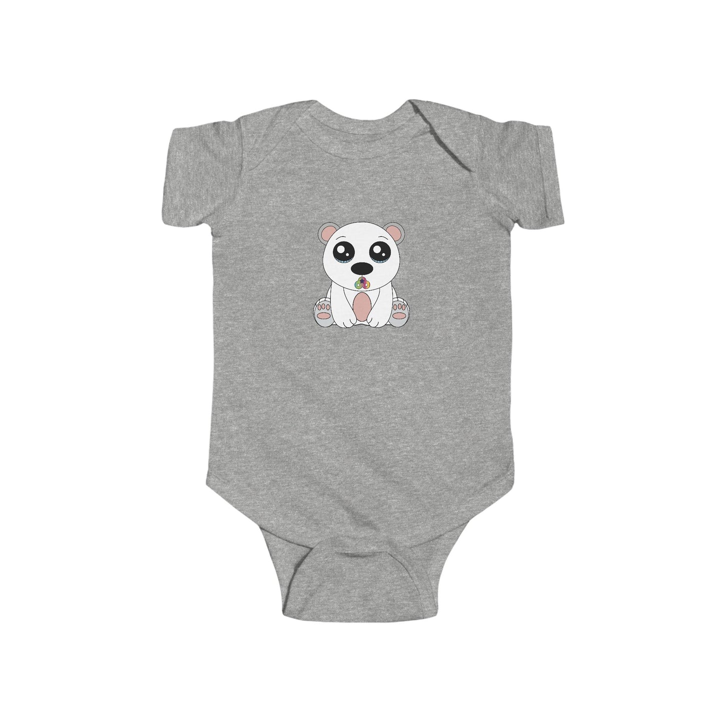 Cute Panda Infant Bodysuit, Adorable Baby Onesie, Perfect Baby Shower Gift, Infant Apparel, Cute Baby Outfit, Cartoon Baby Clothes
