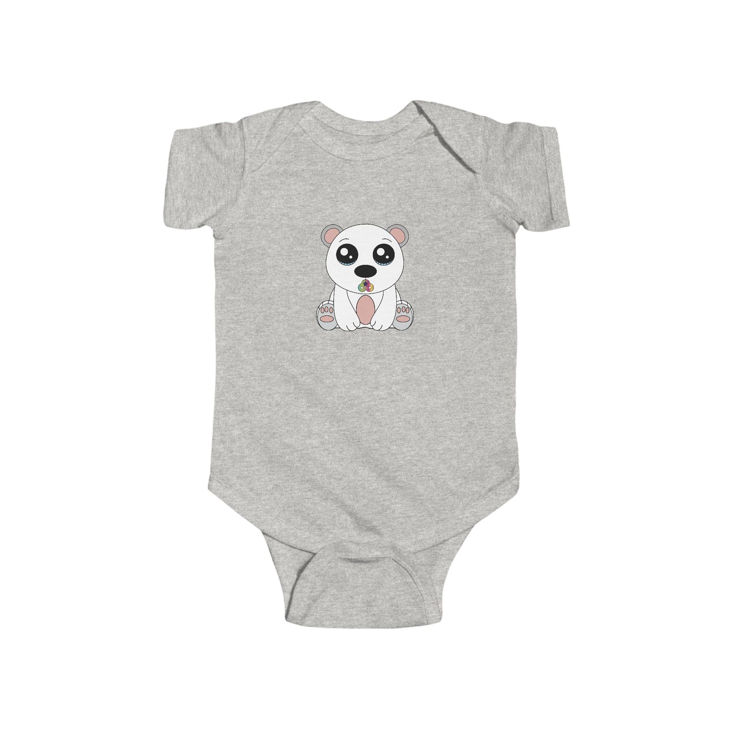 Cute Panda Infant Bodysuit, Adorable Baby Onesie, Perfect Baby Shower Gift, Infant Apparel, Cute Baby Outfit, Cartoon Baby Clothes