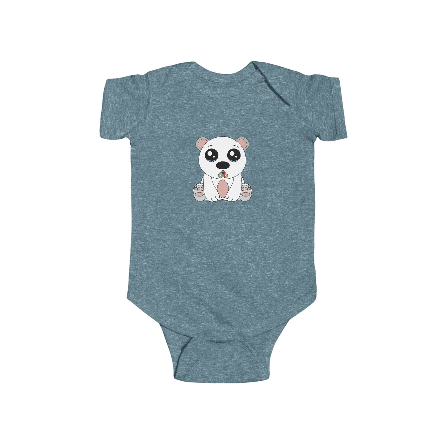 Cute Panda Infant Bodysuit, Adorable Baby Onesie, Perfect Baby Shower Gift, Infant Apparel, Cute Baby Outfit, Cartoon Baby Clothes