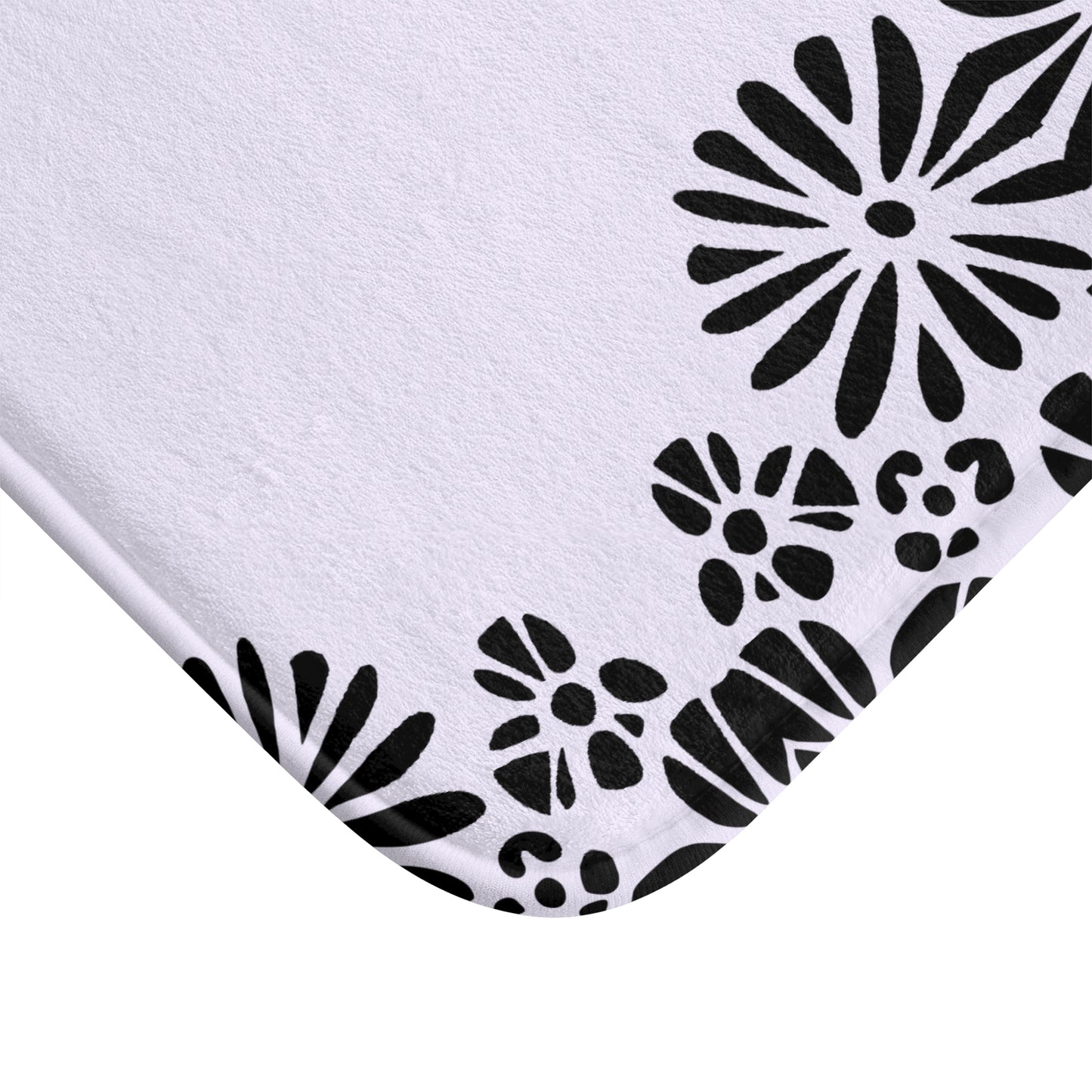Floral Elegance Bath Mat - Chic Bathroom Decor, Home Spa Essentials, Gift for Her, Modern Design, Cozy Comfort