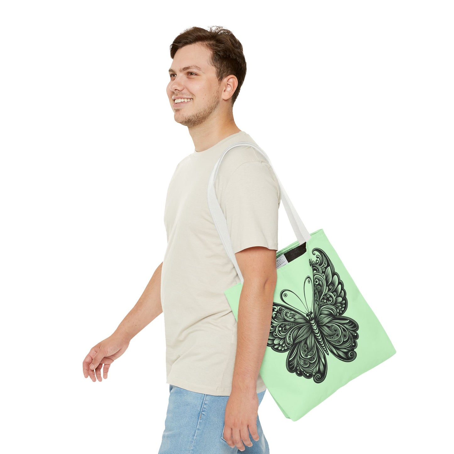 Butterfly Tote Bag | Stylish Eco-Friendly Bag, Nature Lover Gift, Shopping, Beach, Travel, Reusable, Spring Decor
