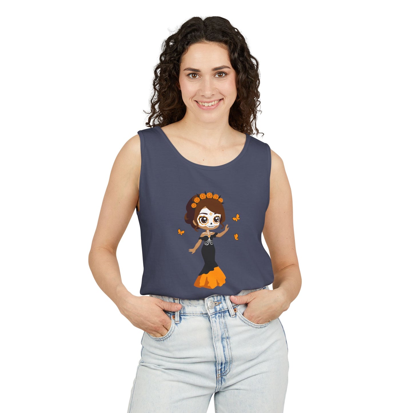 Celebrate Life Tank Top, Unisex , Day of the Dead