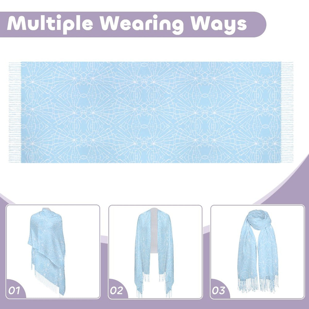 Cashmere-like Tassel Scarf