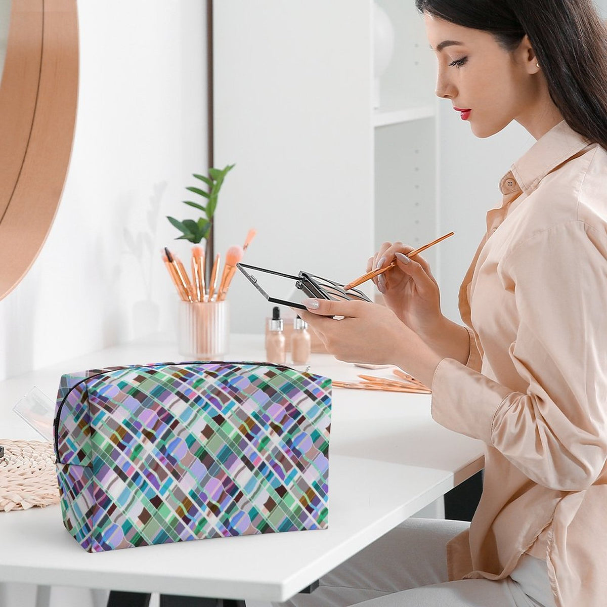 Square Makeup Bag