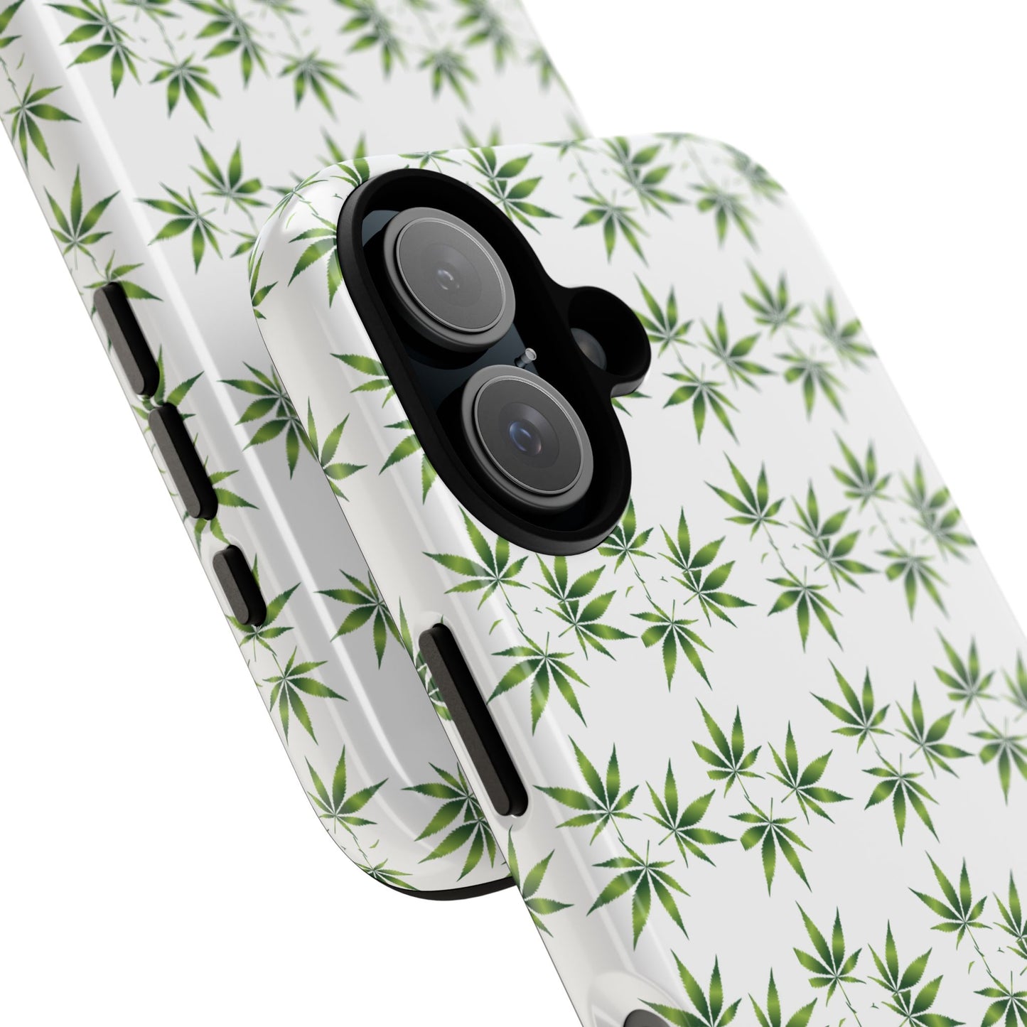 Stylish Phone Case with Cannabis Leaf Design, Durable Phone Cover, Gift for Stoner Friends, Unique Phone Accessory, Nature-Inspired Design
