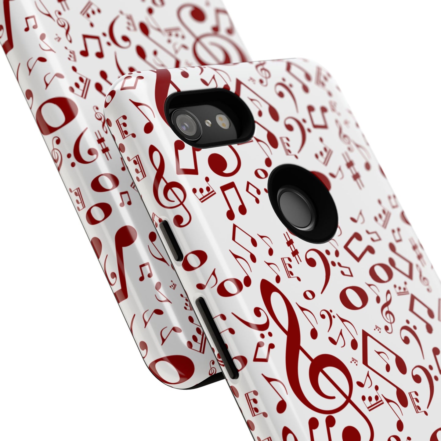 Musical Note Phone Case, Tough iPhone Cover, Gift for Musicians, Customizable, Music Lover's Accessory, Durable Phone Protection