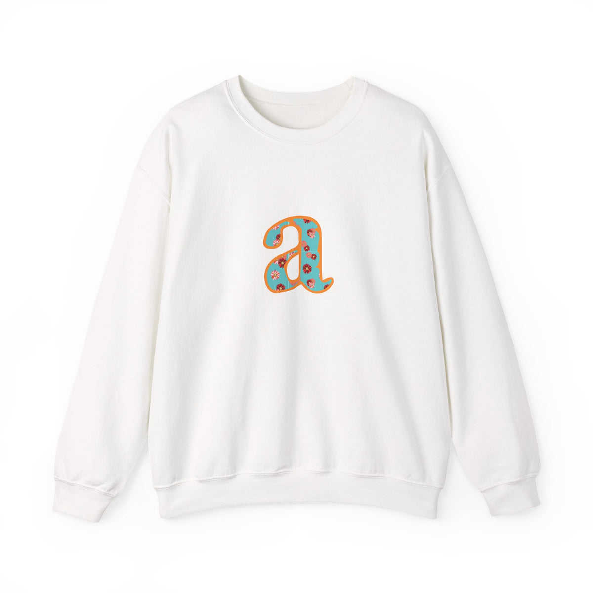 Personalized Initial Sweatshirt, Cozy Unisex Crewneck, Custom Gift for Her, Monogrammed Apparel, Perfect for Birthdays and Holidays