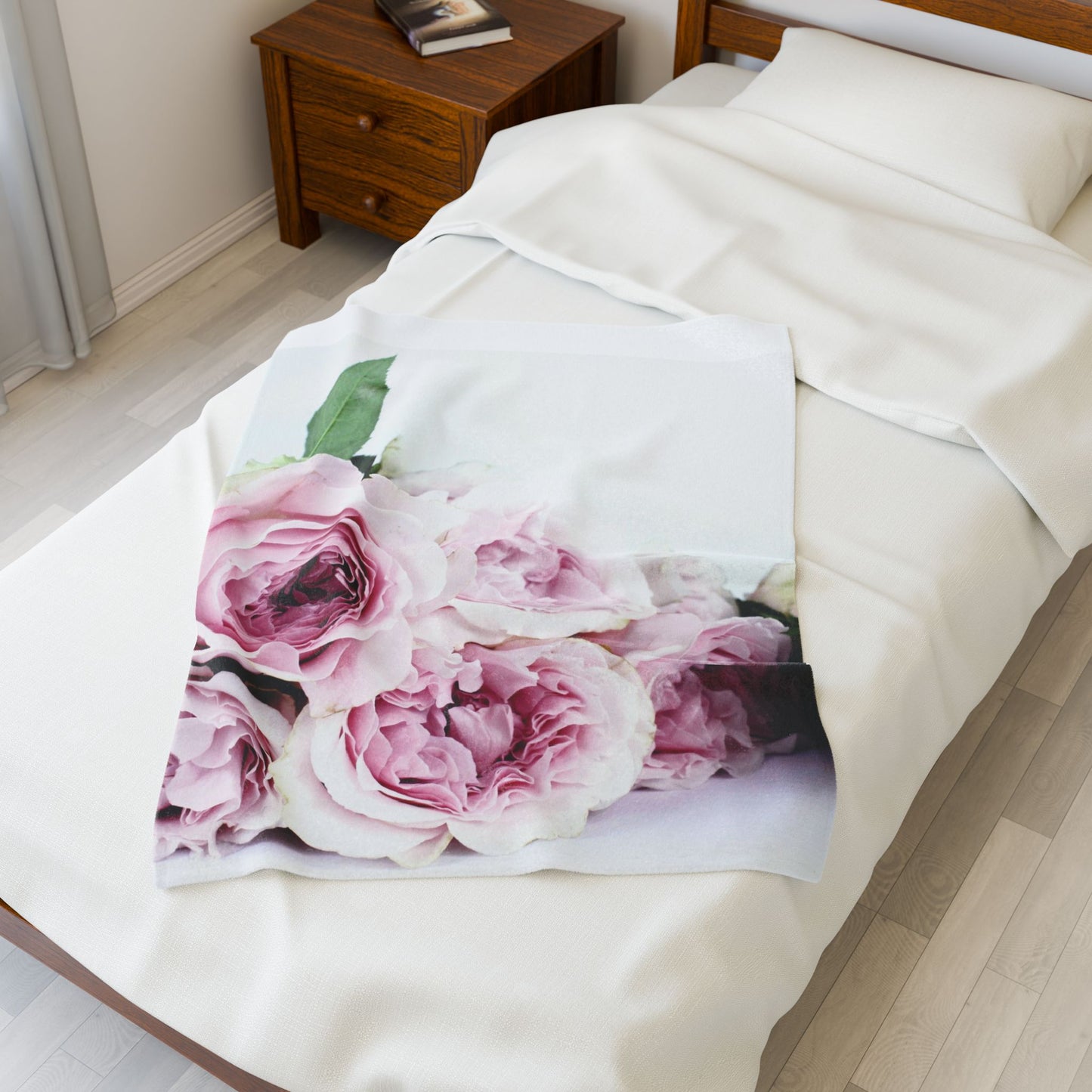 Copy of Cozy Velveteen Plush Blanket | Soft Throw for Home, Decorative Comforter, Gift for Anniversary, Winter Luxe Decor, Bedding Accessory