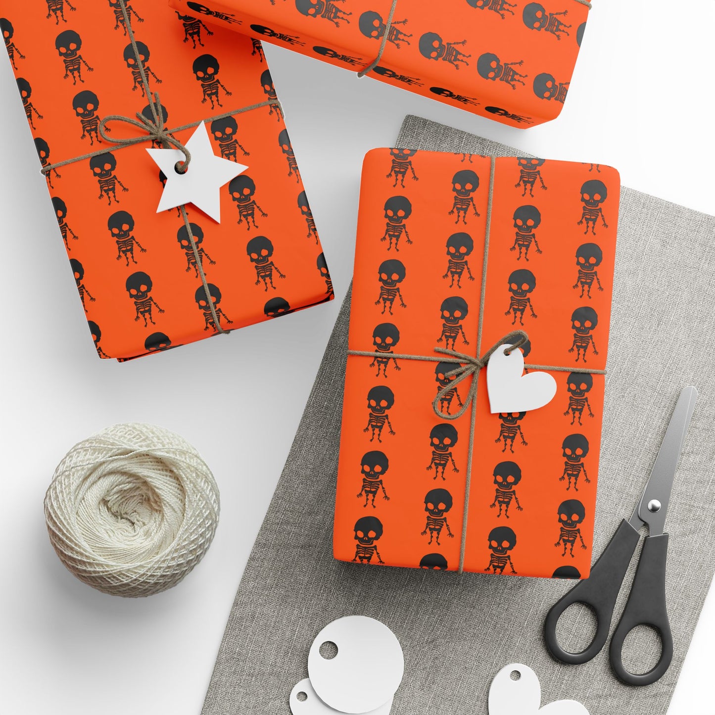 Spooky Halloween Wrapping Paper, Festive Gift Wrap, Pumpkin Design, Halloween Party Supplies, Unique Gift Wrap Ideas