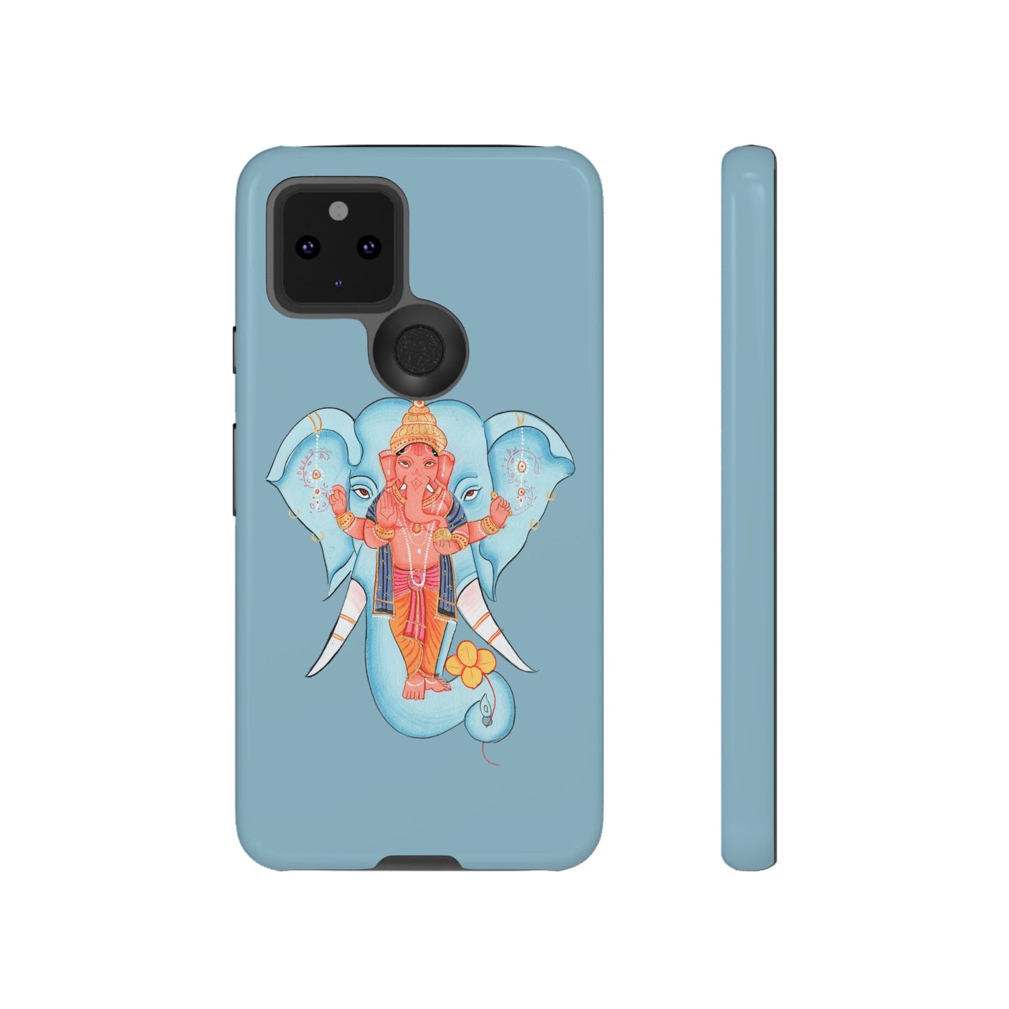 Tough Cases: Ganesh-Inspired Phone Case, Bohemian Phone Cover, Hindu Art Accessory, Festival Gift, Protective Phone Shell