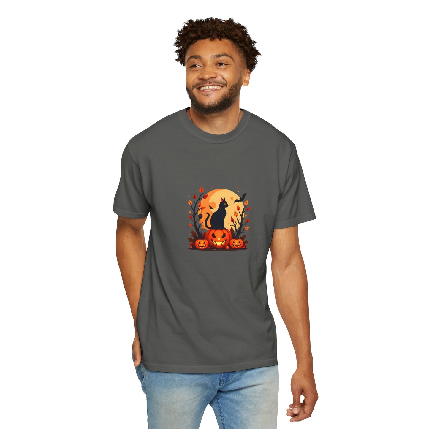 Unisex Garment-Dyed T-shirt - Halloween