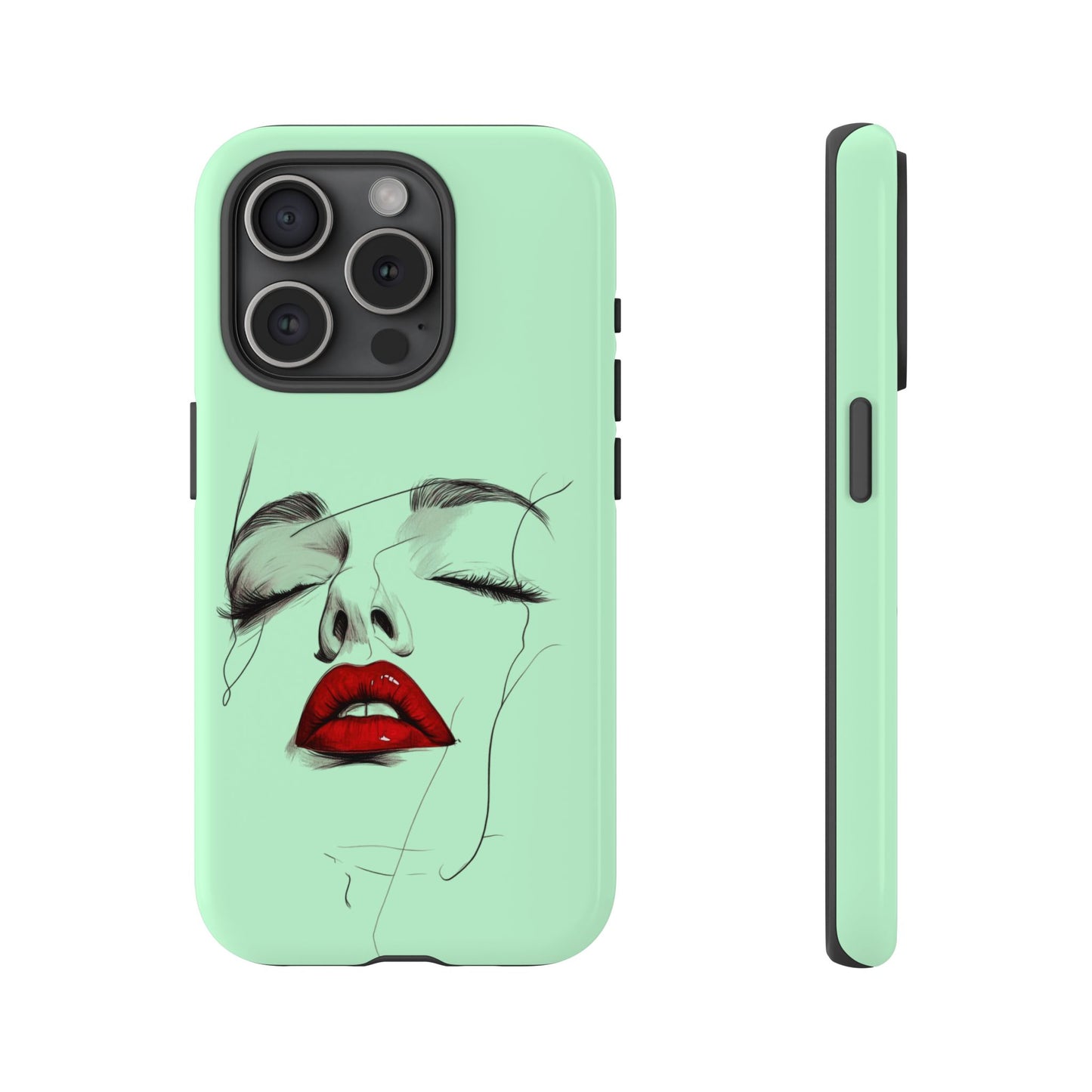 Stylish Phone Case, Artistic Phone Cover, Trendy Tech Accessory, Unique Cell Phone Protector, Gift for Her, Modern Aesthetic