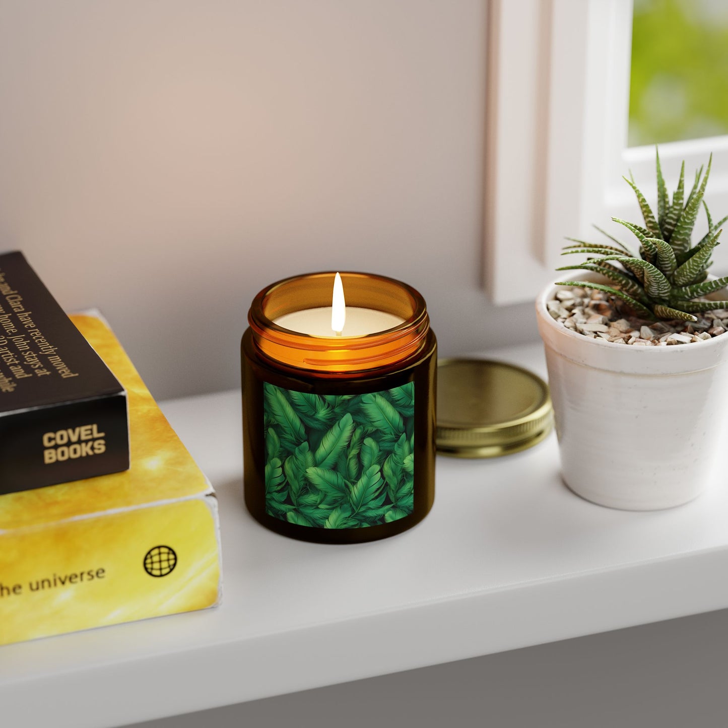 Tropical Scented Candles, Coconut Apricot Wax, Eco-friendly Candle for Relaxation, Home Decor, Gift for Any Occasion, Aromatherapy