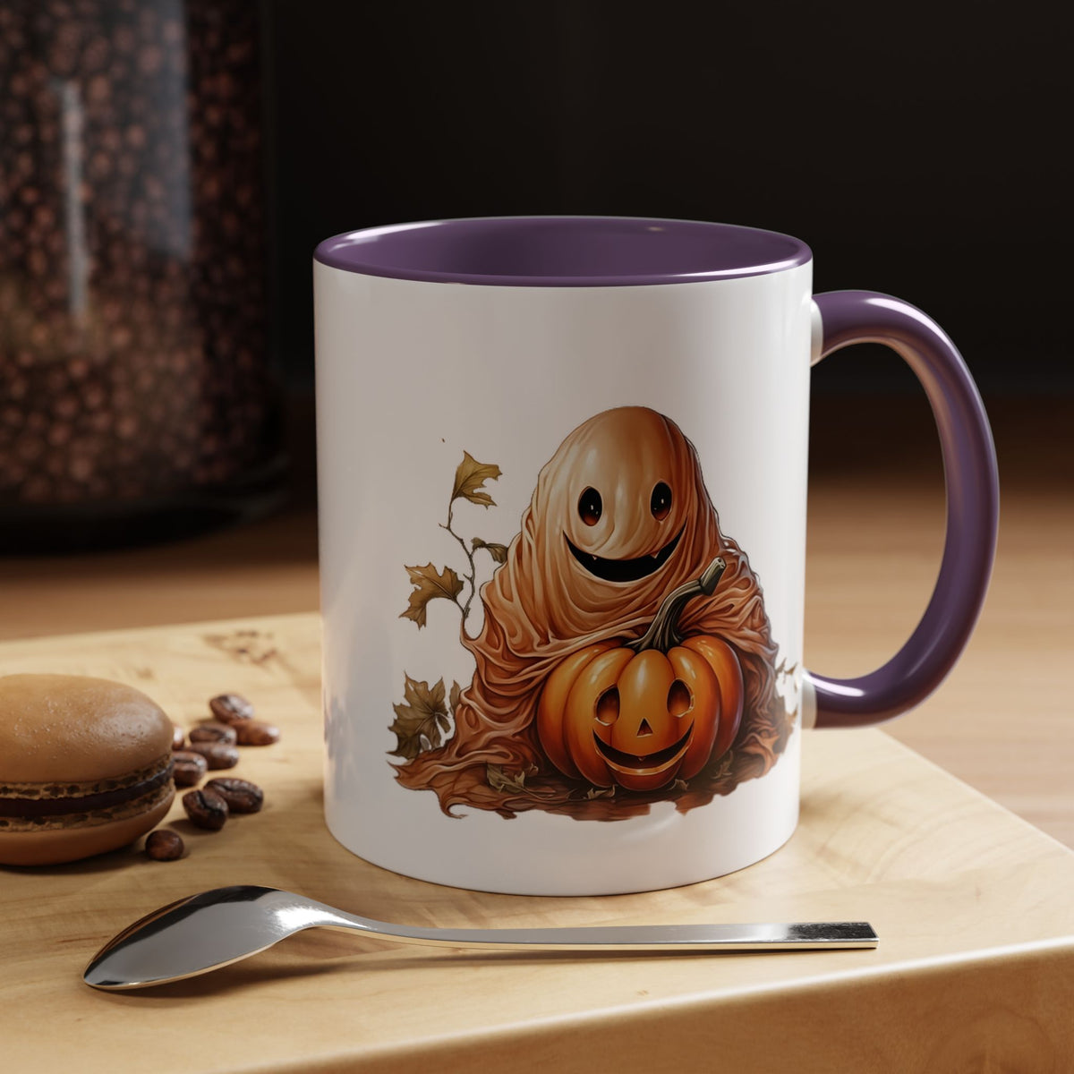 Whimsical Halloween Coffee Mug | Pumpkin-Inspired Drinkware, Cute Fall Decor, Gift for Pumpkin Lovers, Cozy Autumn Vibe