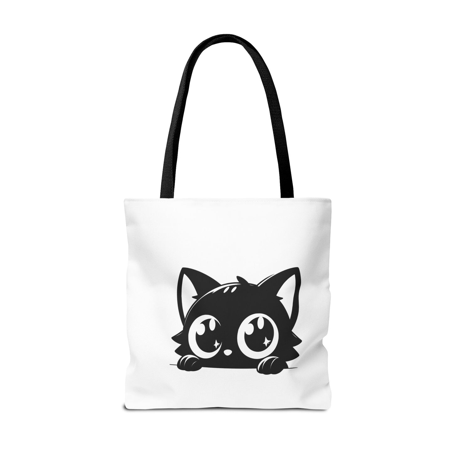 Adorable Cat Face Tote Bag | Cute Kitten Shopping Bag | Gift for Cat Lovers | Everyday Use | Eco-Friendly Accessory