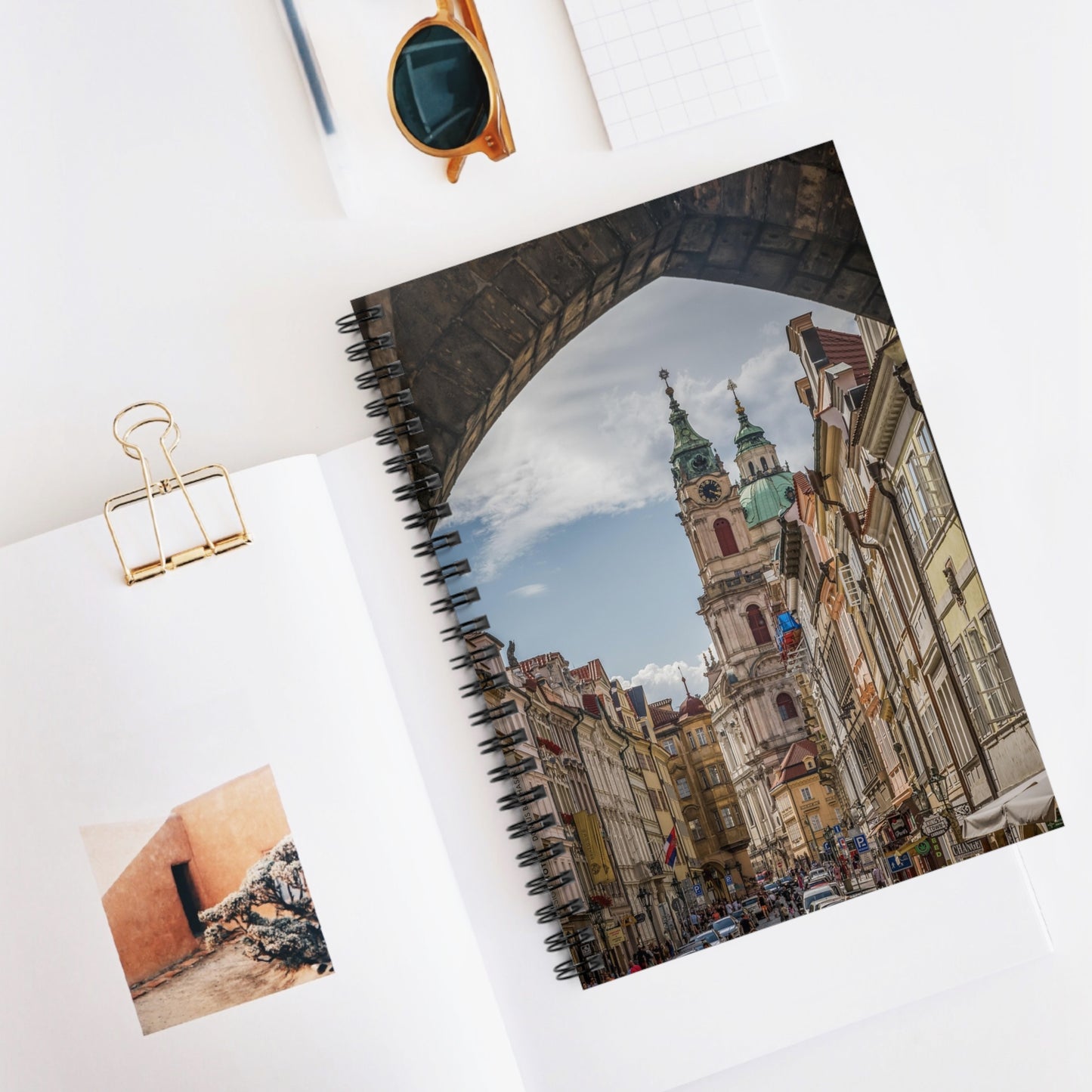 Scenic Cityscape Spiral Notebook - Perfect for Journaling, Note-Taking, Gifts, Travel Memories, School & Home Use