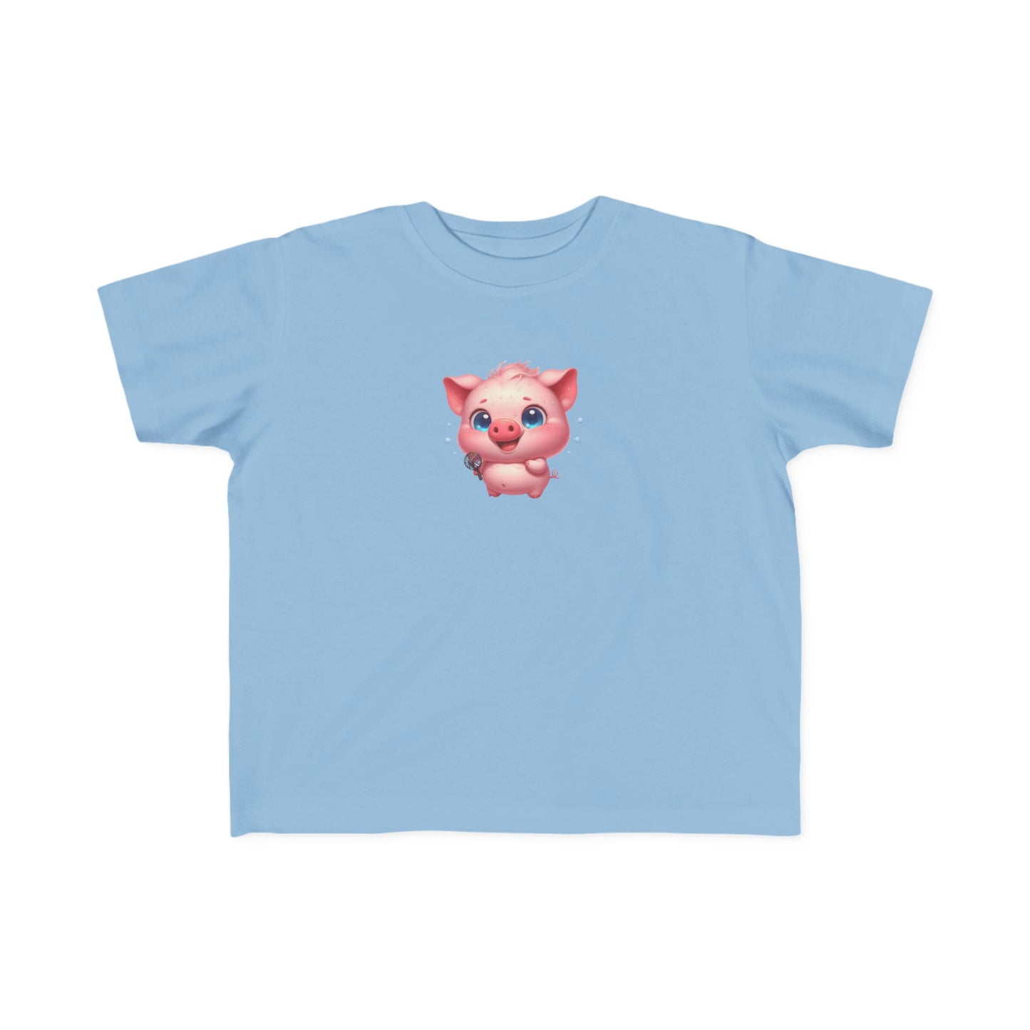 Cute Pig Toddler Tee, Adorable Animal Shirt for Kids, Perfect Baby Gift, Birthday Outfit, Playful Graphic Tee, Toddler Clothing