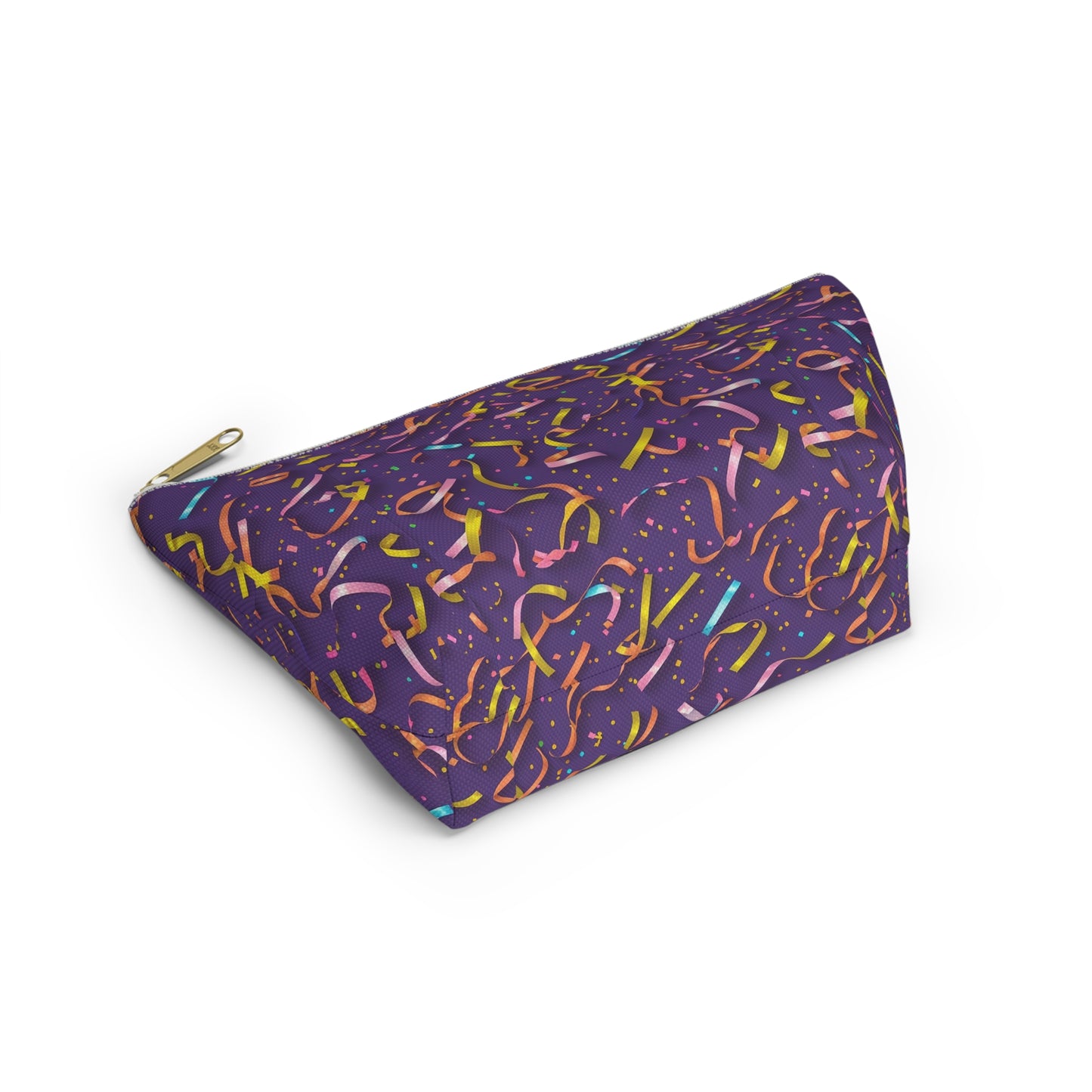 Celebrate in Style: Colorful Confetti Accessory Pouch, Party Gift, Makeup Bag, Organizing Pouch, Fun Travel Case, Multipurpose Zipper Pouch