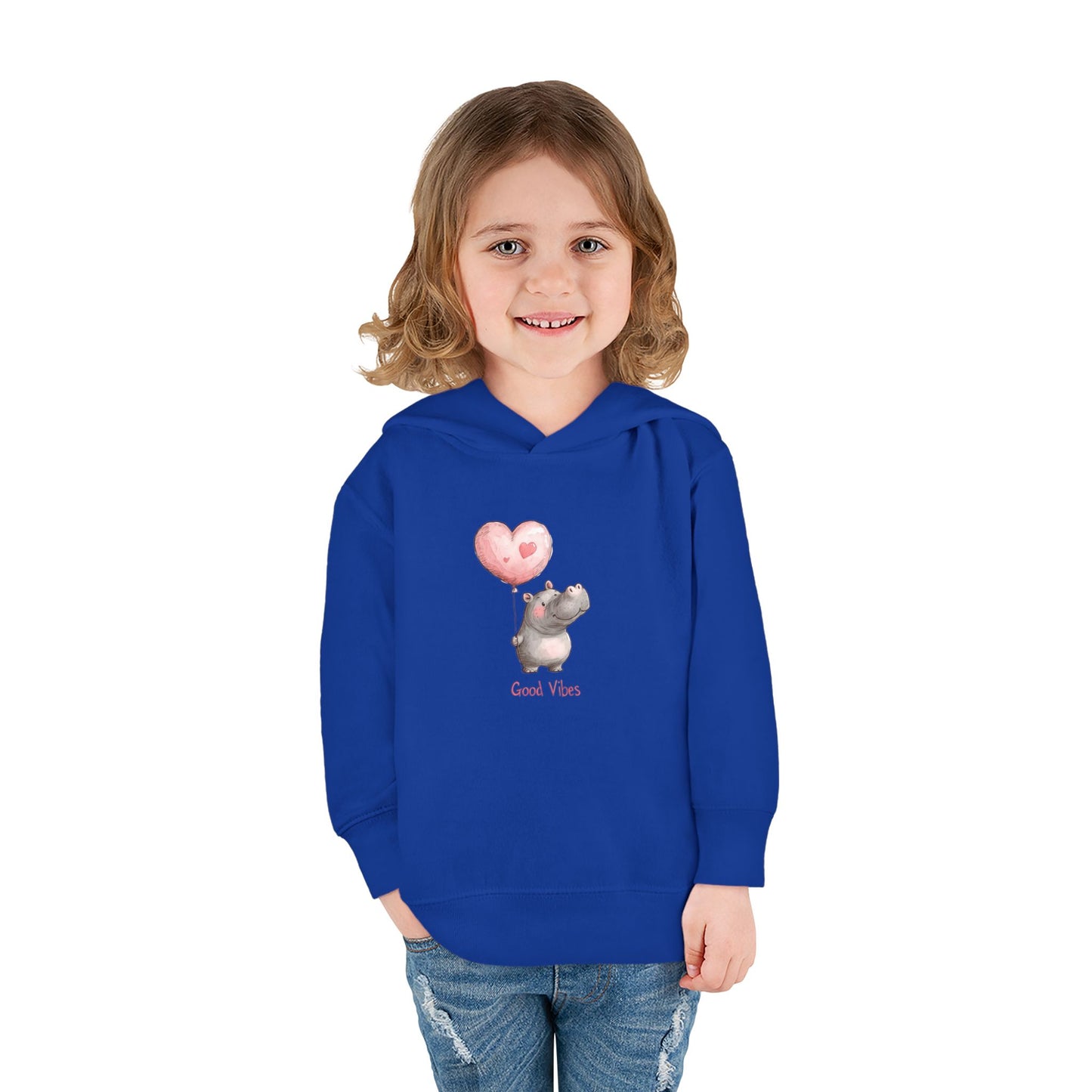 Good Vibes Toddler Hoodie, Cute Kids Pullover, Fleece Jacket, Fun Gifts for Toddlers, Baby Shower Present, Birthday Outfit