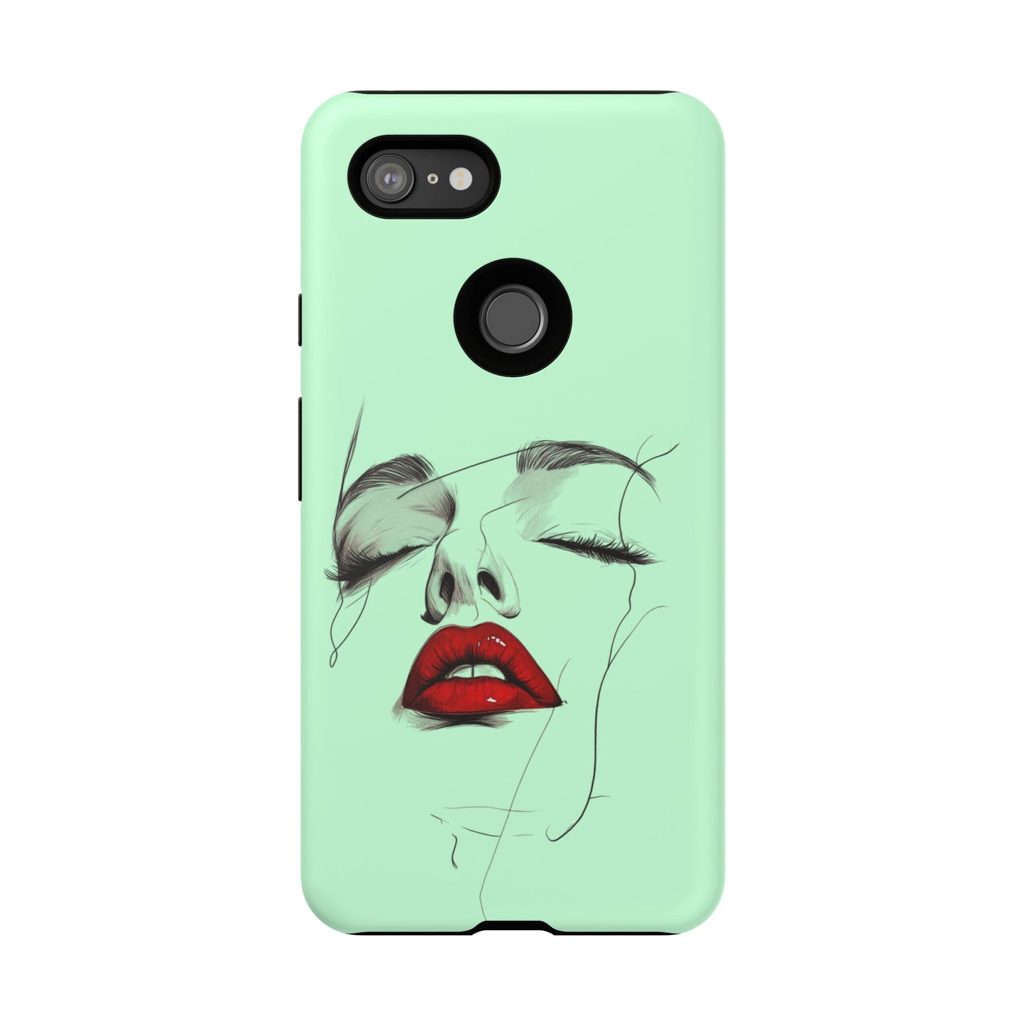 Stylish Phone Case, Artistic Phone Cover, Trendy Tech Accessory, Unique Cell Phone Protector, Gift for Her, Modern Aesthetic