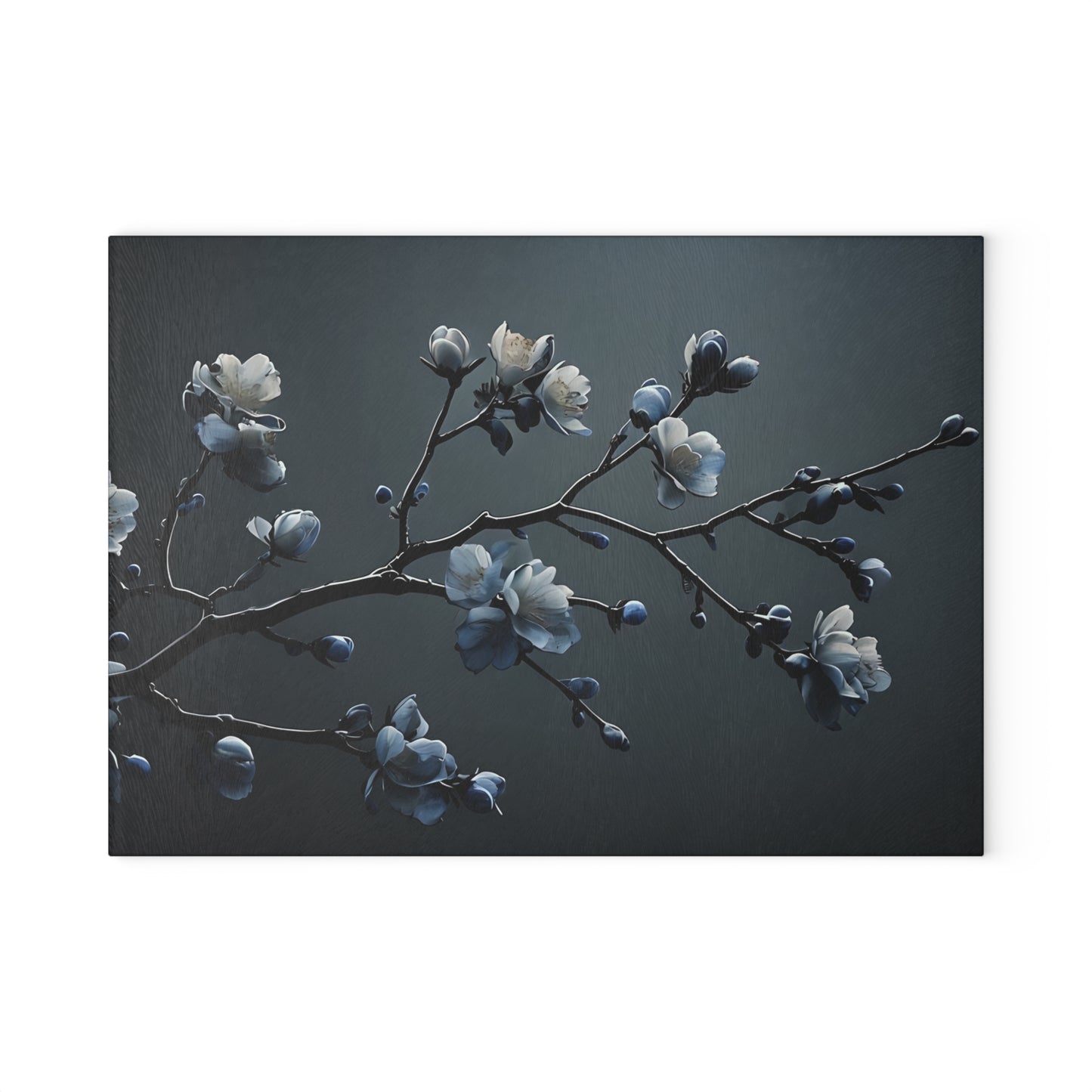 Floral Glass Cutting Board - Elegant Kitchen Decor, Unique Gift for Chefs