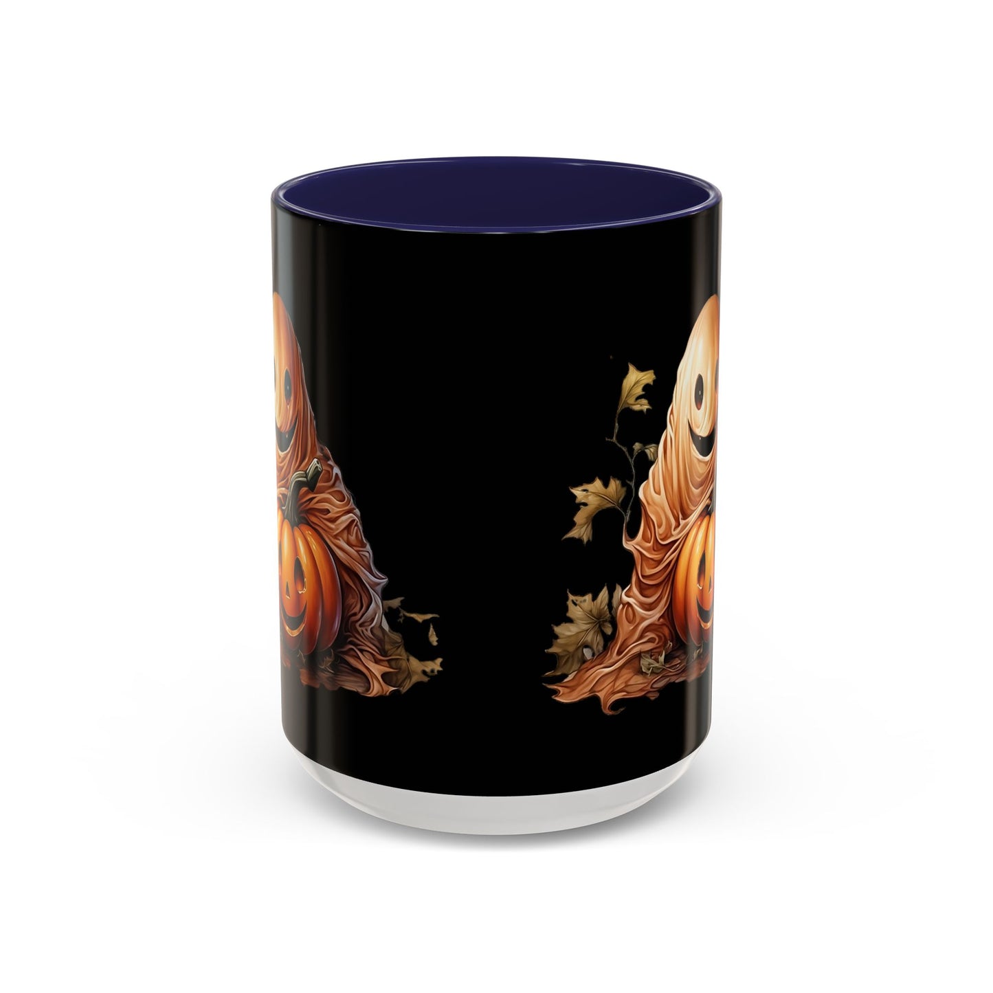 Halloween Ghost Pumpkin Coffee Mug, Spooky Drinkware, Fall Decor, Halloween Gift, Pumpkin Spice Lover's Mug
