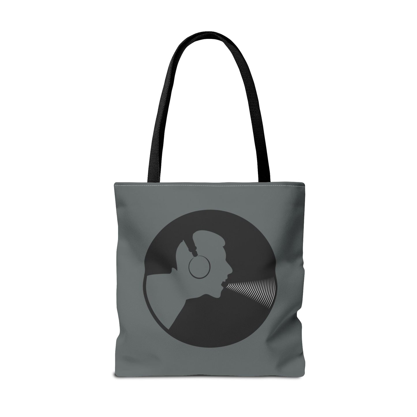 Music Lover's Tote Bag, Stylish Bag for Vinyl Enthusiasts, Gift for Music Lovers, Unique Shopping Tote, Record Player Accessory