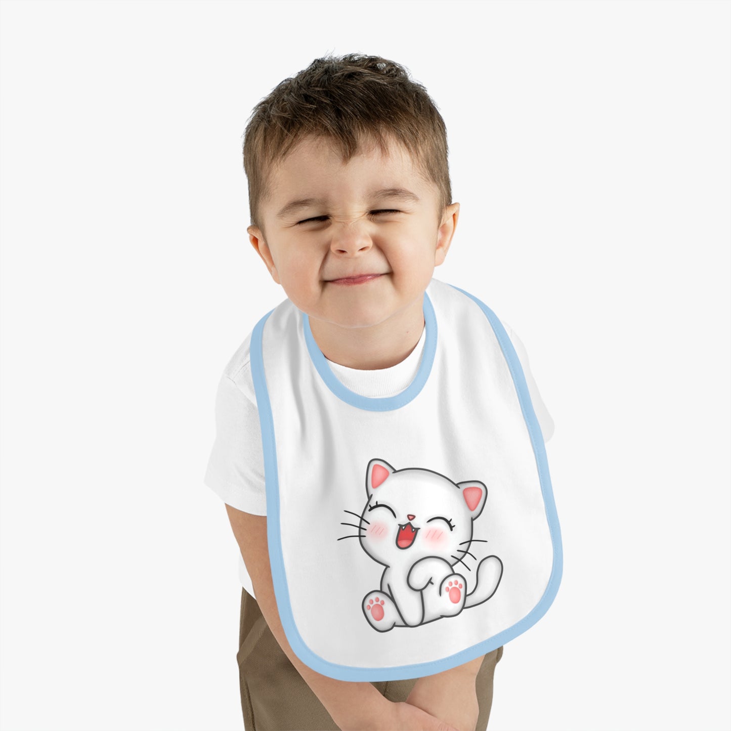 Cute Cat Baby Bib, Adorable Baby Accessories, Cat Lover Gift, Toddler Feeding Essential, Baby Shower Present, Fun Mealtime Gear