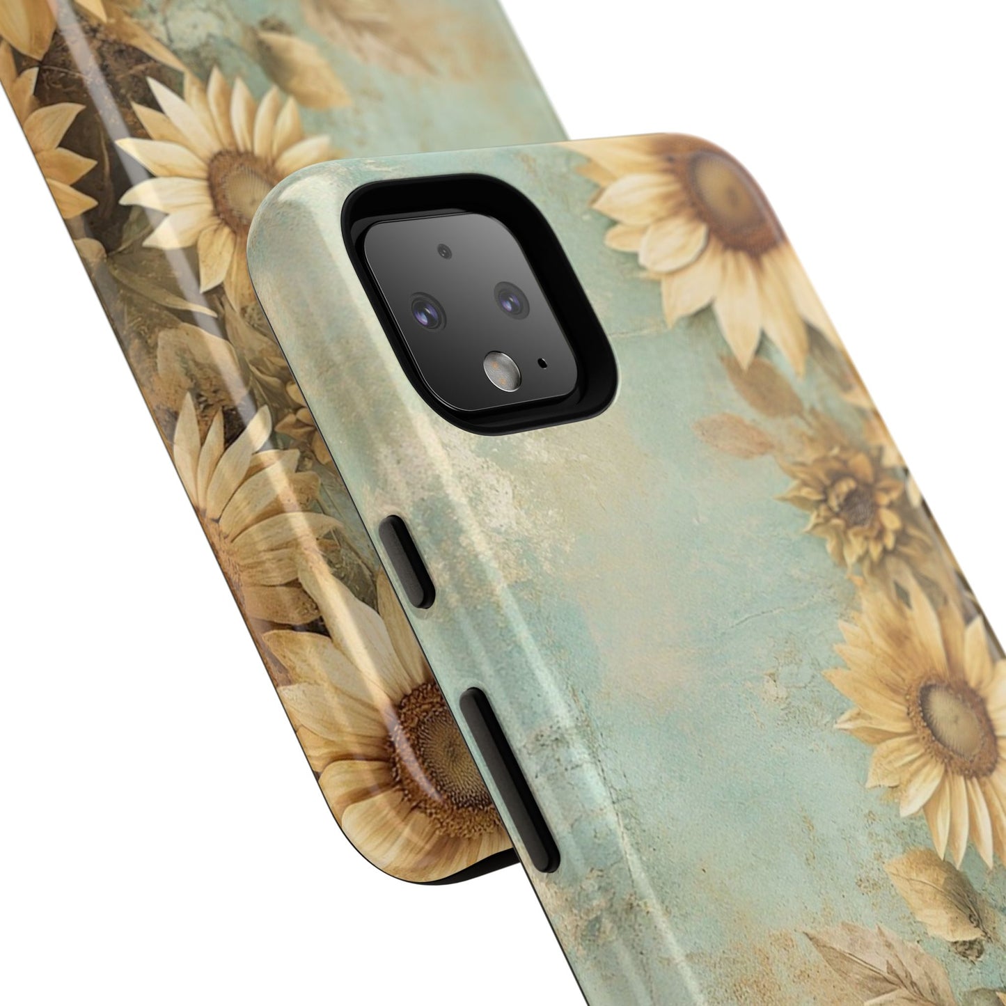 Sunflower Phone Case, Tough Shell Floral Cover, Nature Inspired Gift, Durable Protective Case, Perfect for Spring and Summer
