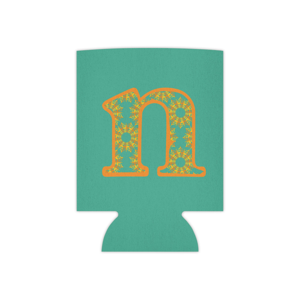 Vibrant Initial Can Cooler, Personalized Party Favor, Summer BBQ Accessory, Custom Drink Sleeve, Gift for Him/Her