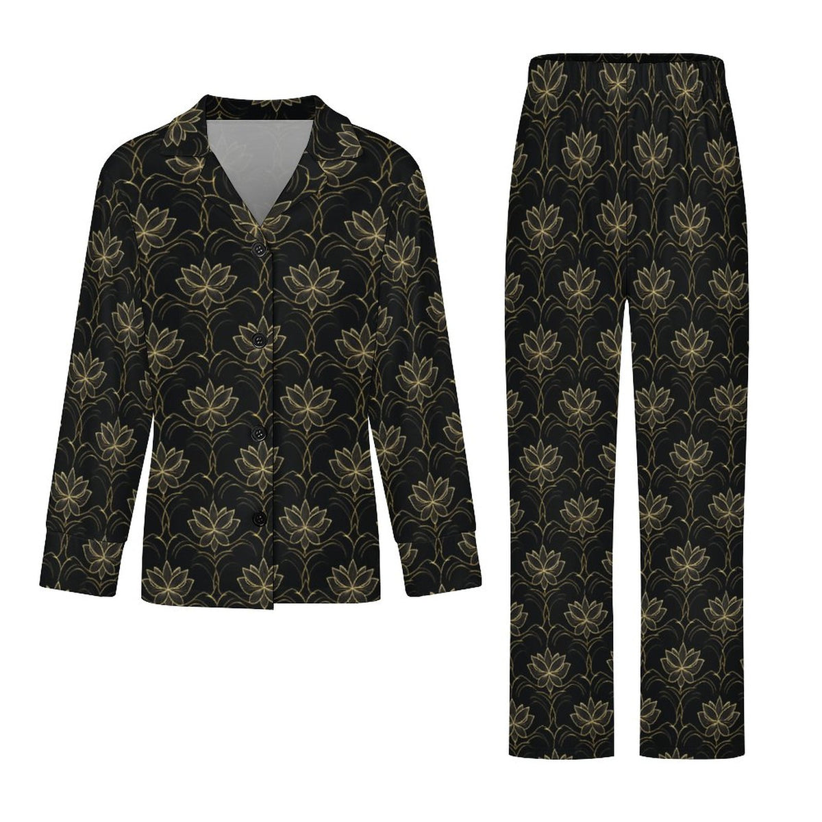 V-Neck Women Night Wear