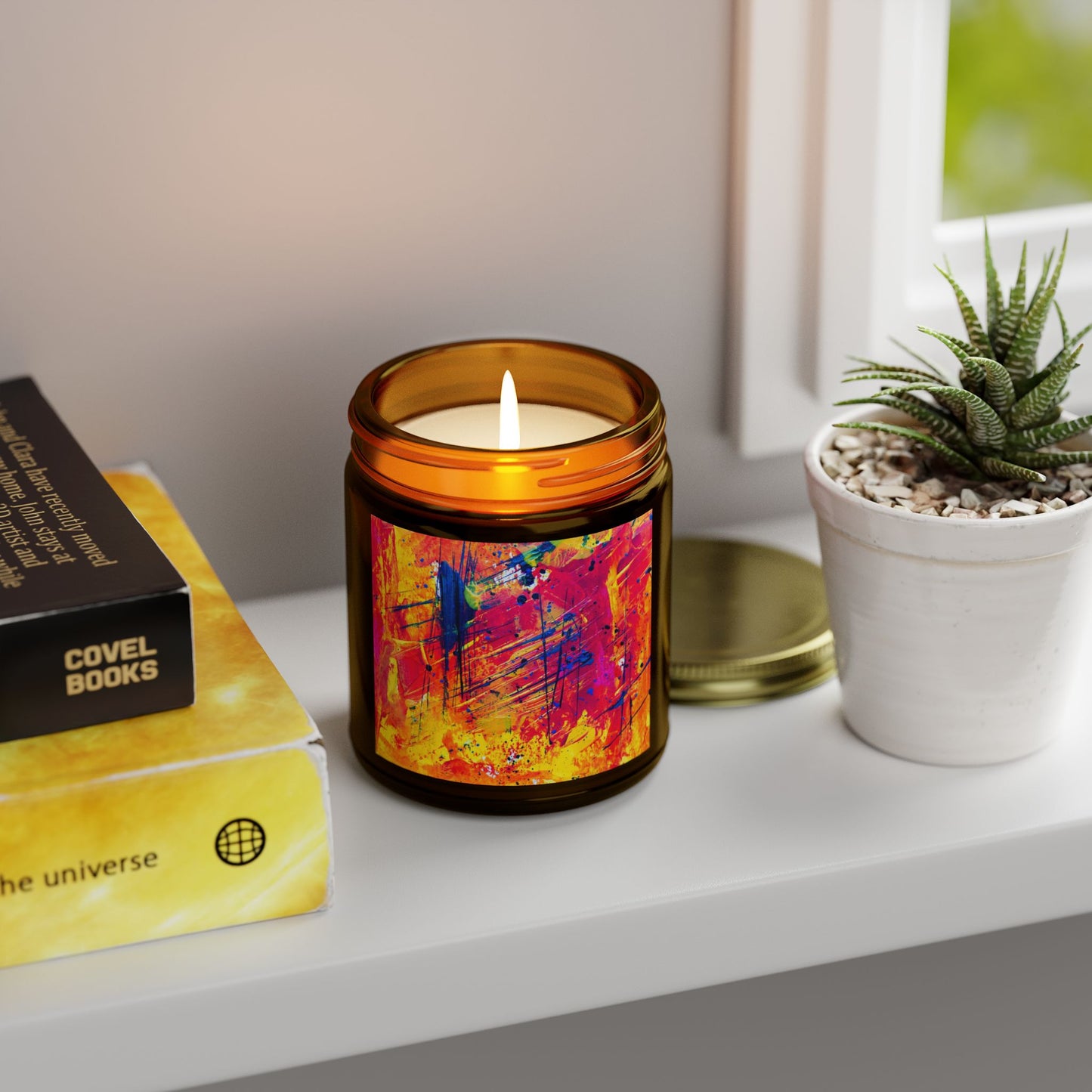 Vibrant Artistic Scented Candles - Perfect for Relaxation, Home Decor, Gifts, Celebrations, and Aromatherapy