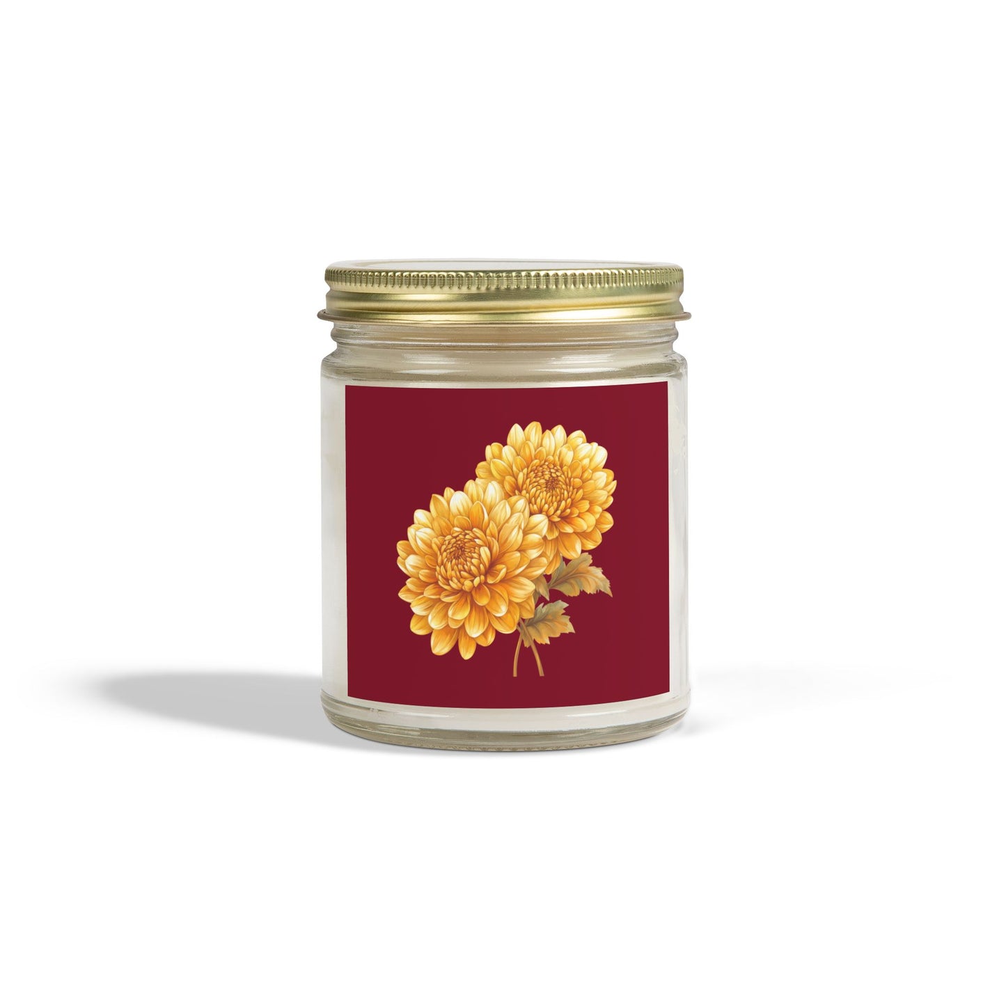 Floral Scented Candles - Hand-Poured Coconut Apricot Wax, Cozy Decor, Relaxation Gift, Home Fragrance, Gift for Her, Candle Lover