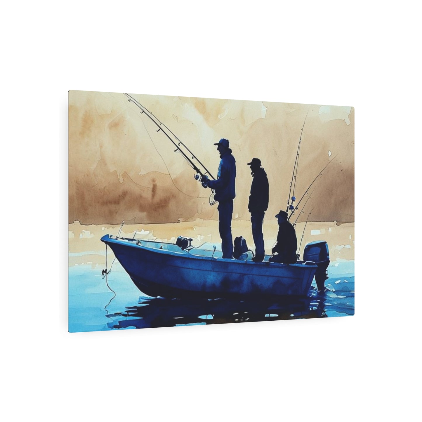 Fishing Metal Art Sign - Perfect Gift for Fishermen, Man Cave Decor, Nautical Wall Art, Outdoor Enthusiast Gift, Fishing Lover Decor