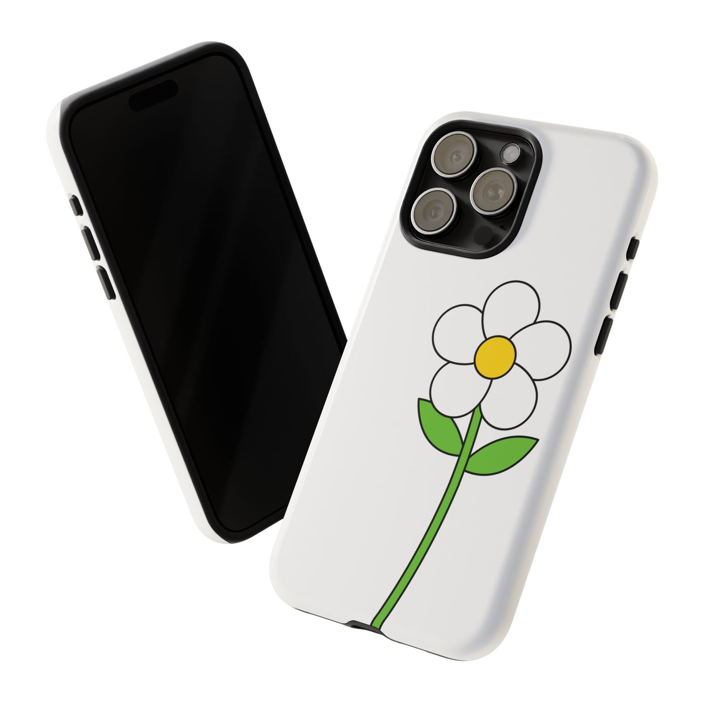 Floral Phone Case, Tough Cases with Flower Design, Cute Phone Accessory, Gifts for Her, Spring Decor, Unique Phone Cases