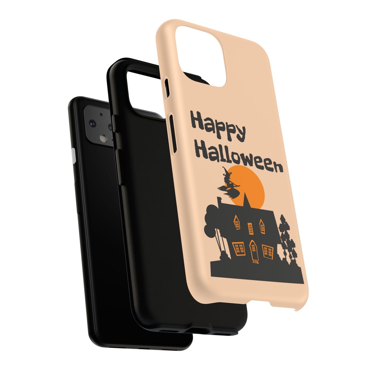Halloween Phone Case, Spooky Mobile Cover, Tough Case for Phone, Witch Design, Fall Decor, Unique Gift for Halloween