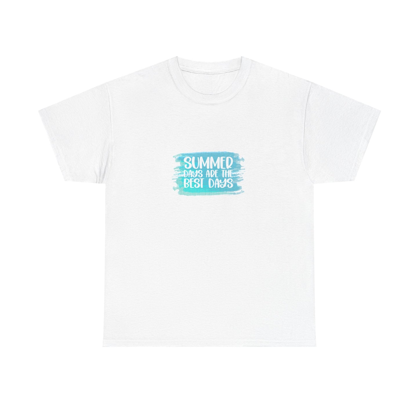 Summertime Vibes Unisex Heavy Cotton Tee, Casual Summer Shirt, Graphic Tee for Everyday Wear, Gift for Friends, Festival Outfit