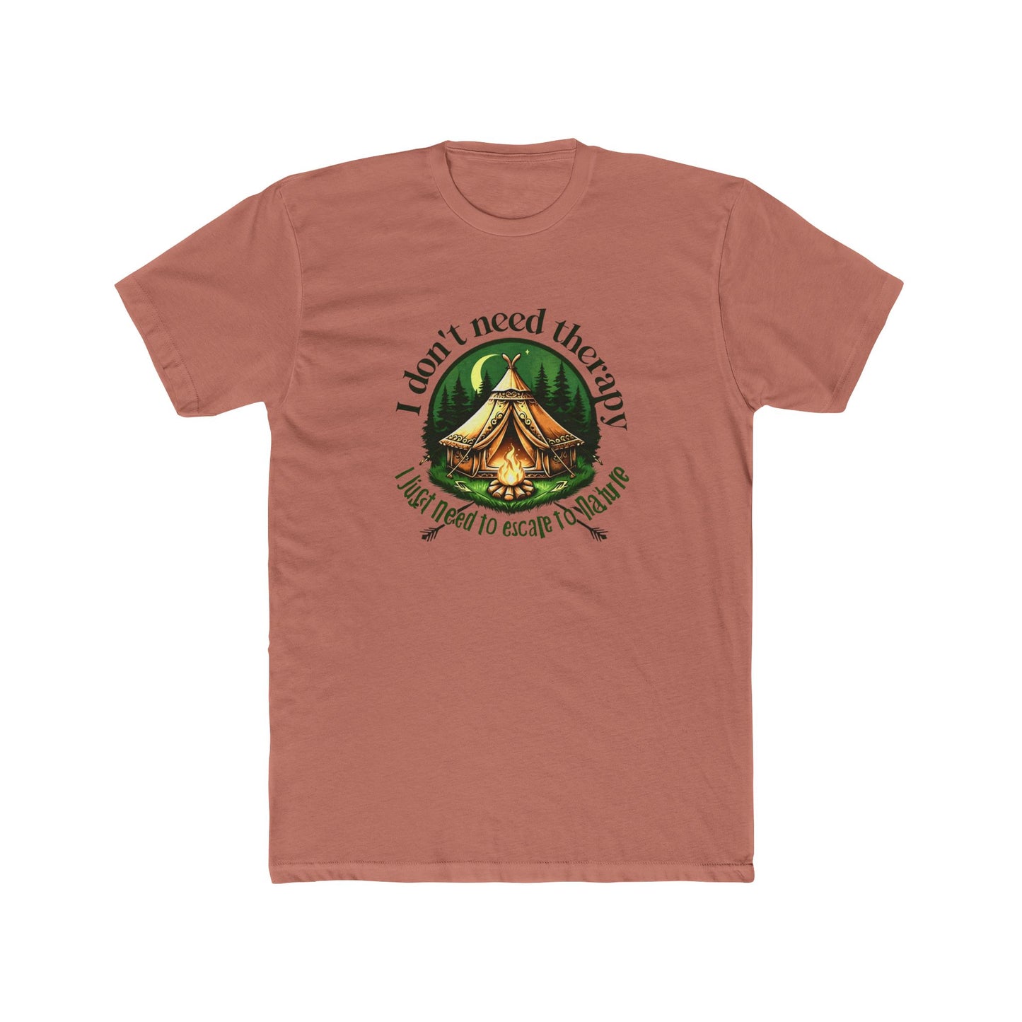 Escape to Nature Tee - Unisex Cotton Crew, Adventure Shirt, Camping Apparel, Nature Lover Gift, Therapy Escape Tee, Outdoor Fun
