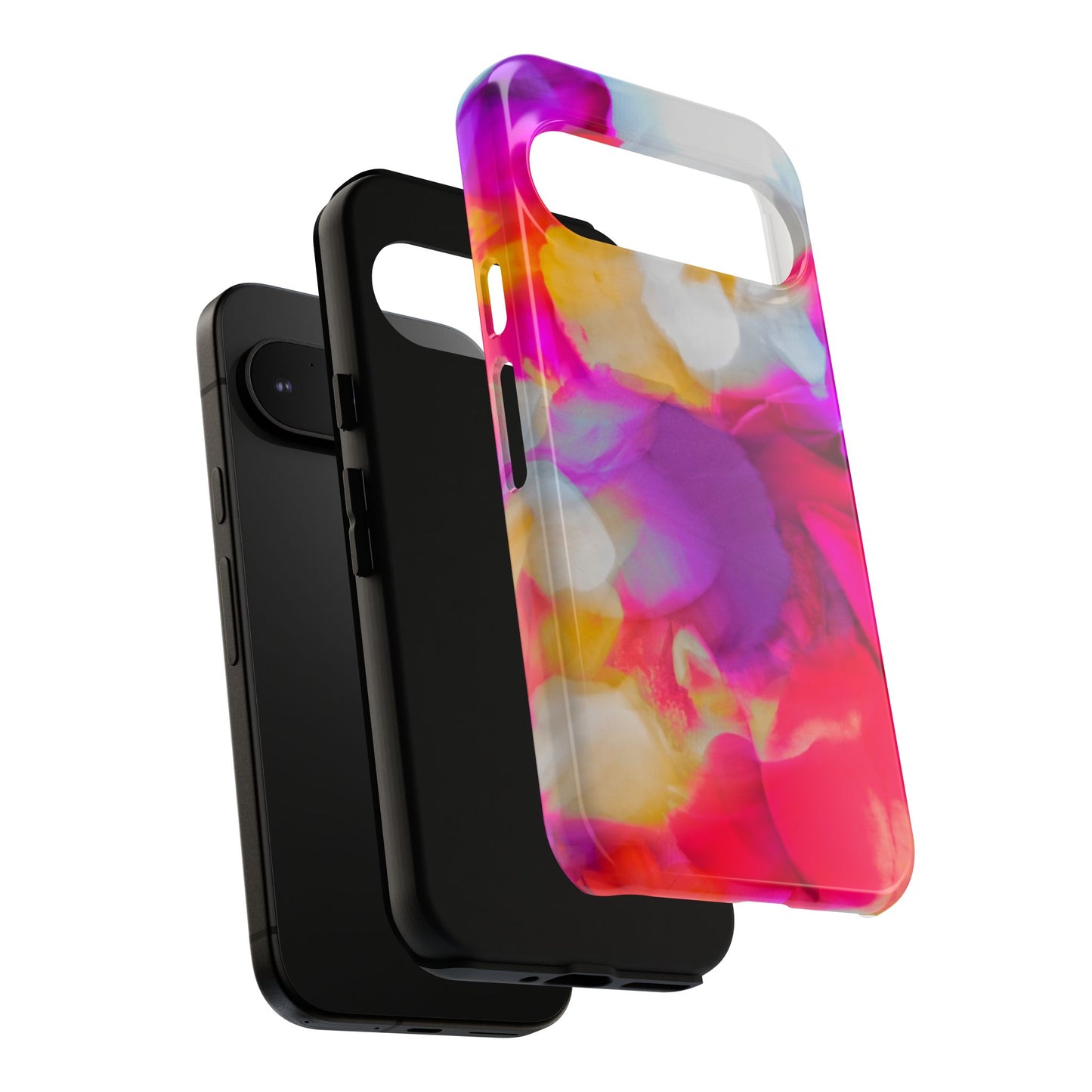 Floral Phone Case: Stylish Art for Your Device, Tough Cases, Gift for Her, Flower Print, Trendy Accessories, Phone Protection