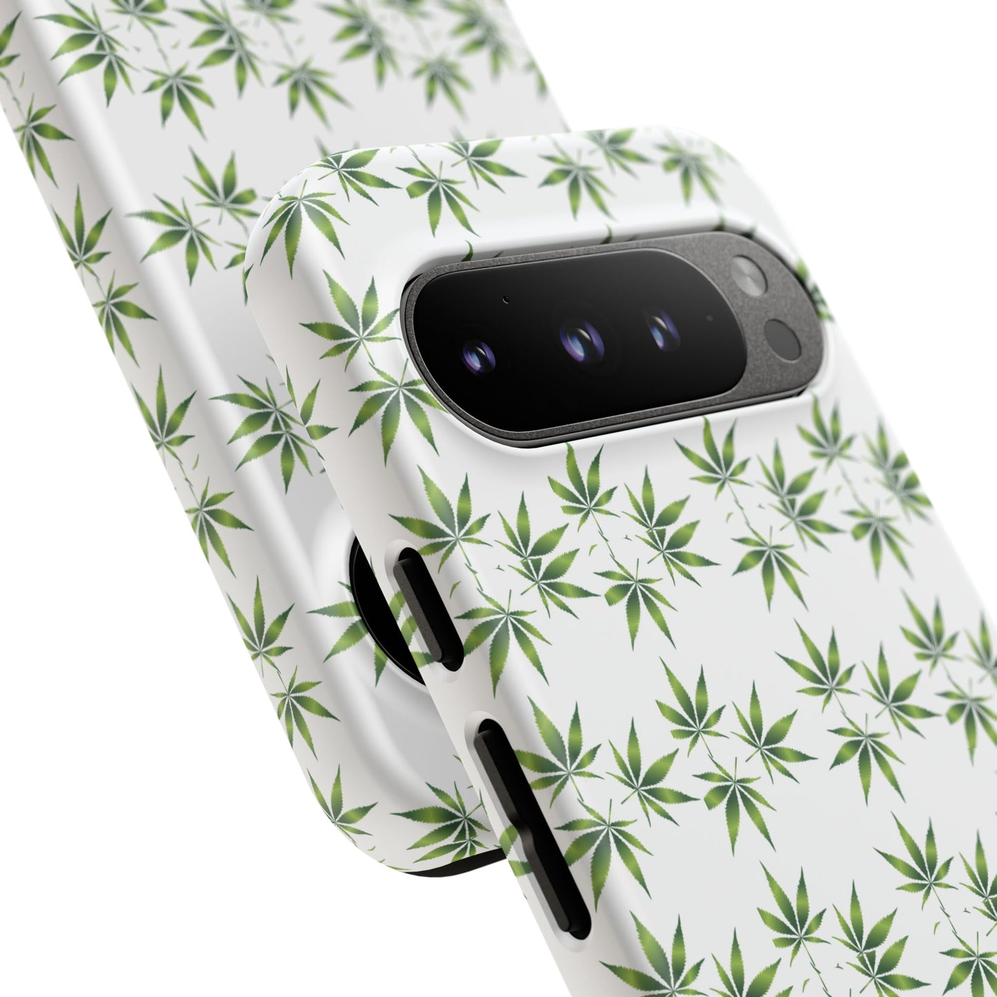 Stylish Phone Case with Cannabis Leaf Design, Durable Phone Cover, Gift for Stoner Friends, Unique Phone Accessory, Nature-Inspired Design