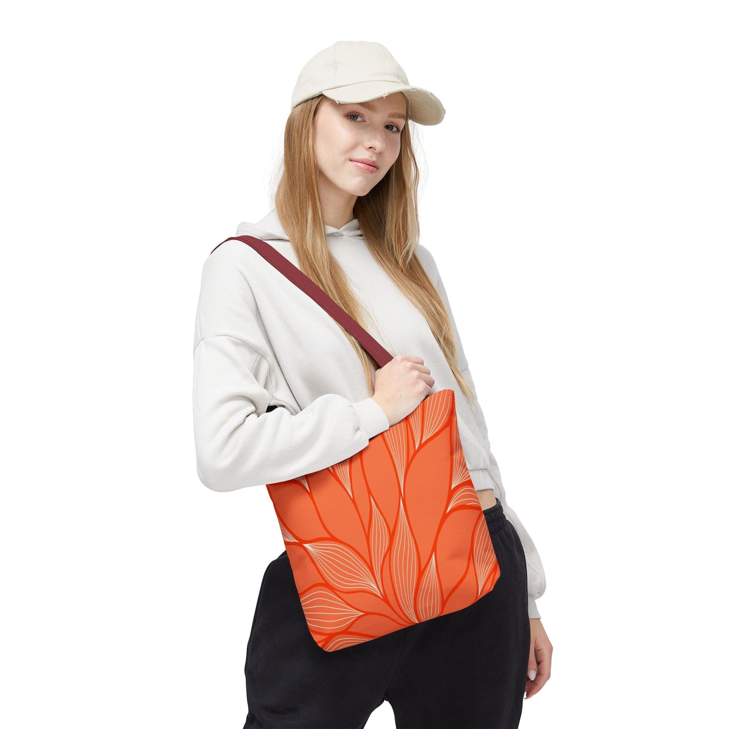 Vibrant Leafy Tote Bag, Stylish Grocery Bag, Eco-Friendly Shopping Tote, Floral Summer Tote, Gift for Plant Lovers
