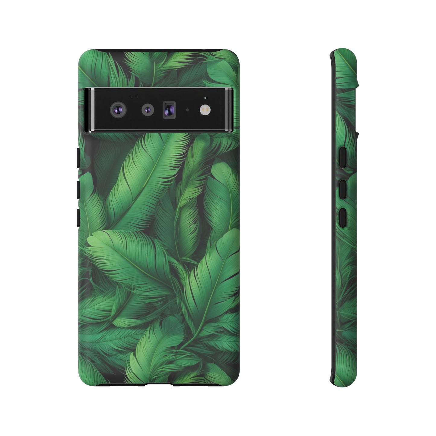 Tough Cases - Tropical Leaf Phone Case, Nature-inspired, Phone Accessory, Gift for Her, Jungle Theme, Eco-Friendly