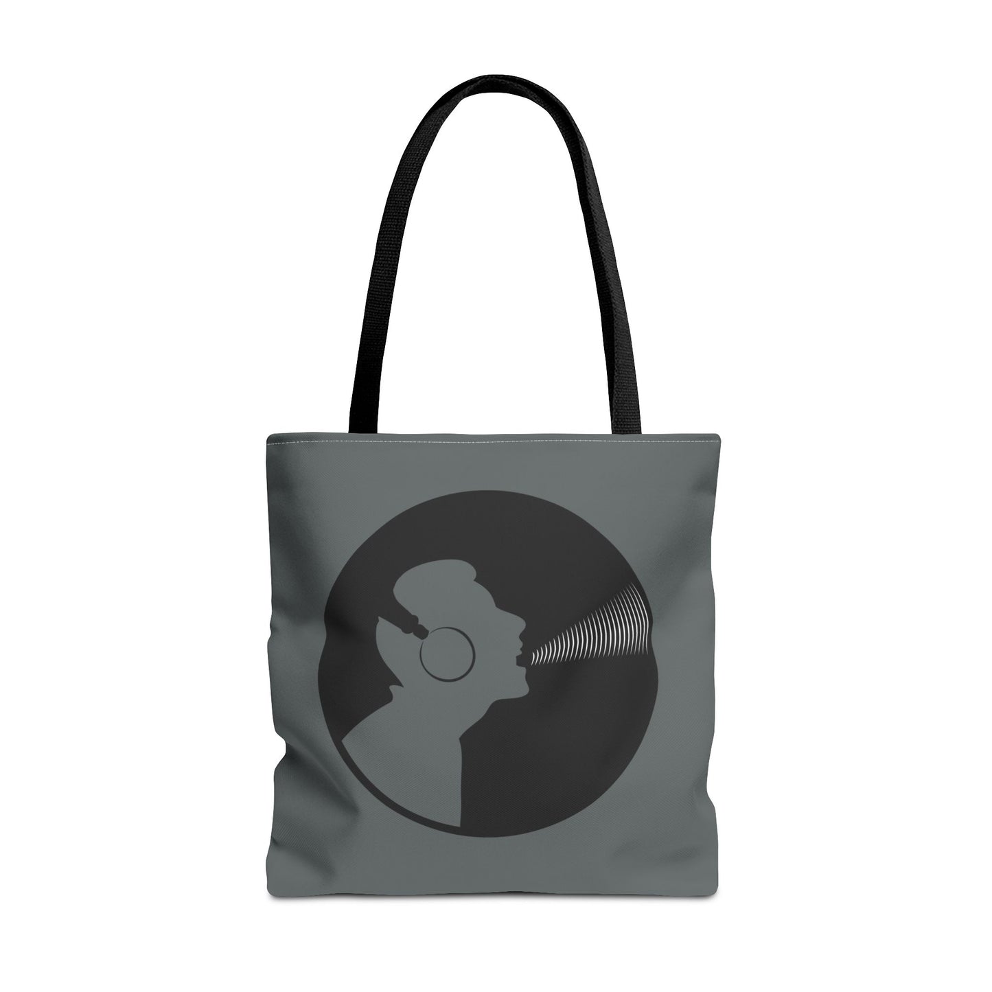 Music Lover's Tote Bag, Stylish Bag for Vinyl Enthusiasts, Gift for Music Lovers, Unique Shopping Tote, Record Player Accessory