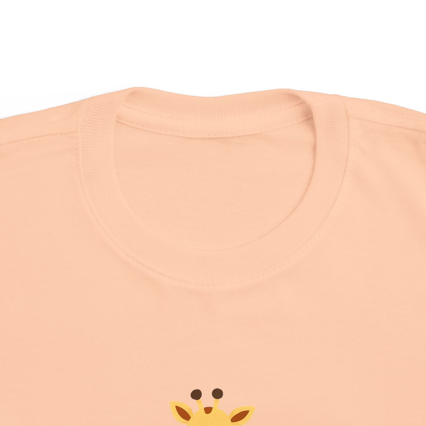 Cute Giraffe Toddler Tee, Perfect Gift for Kids, Birthday Item, Nursery Decor, Summer Outfit, Animal Lover's Shirt