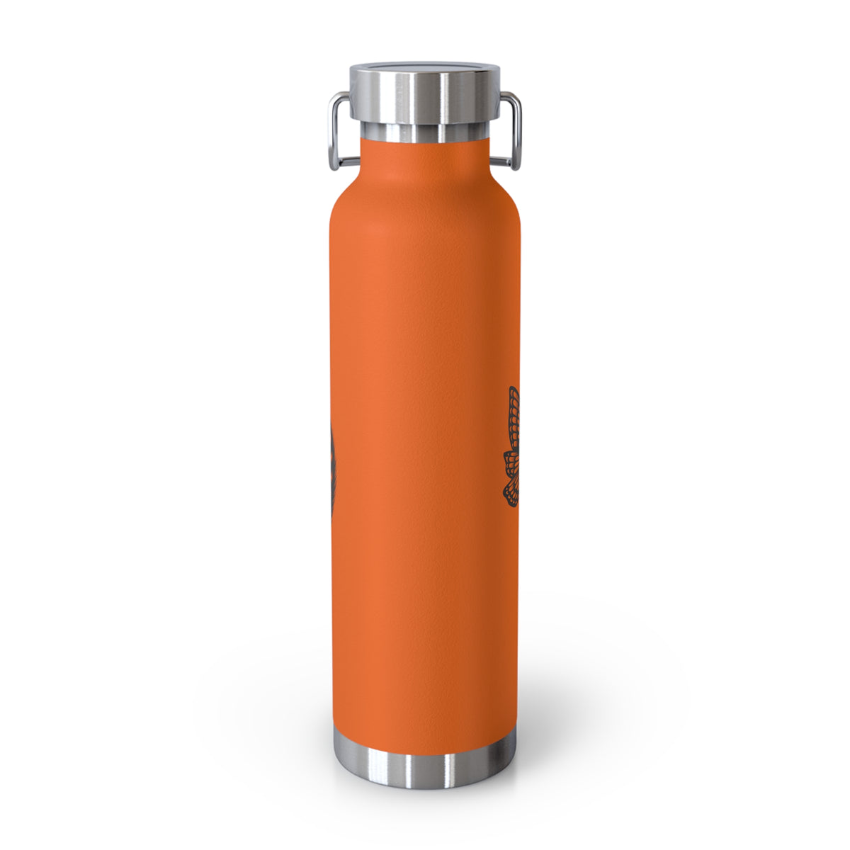 Cat and Butterfly Insulated Water Bottle - 22oz insulated bottle