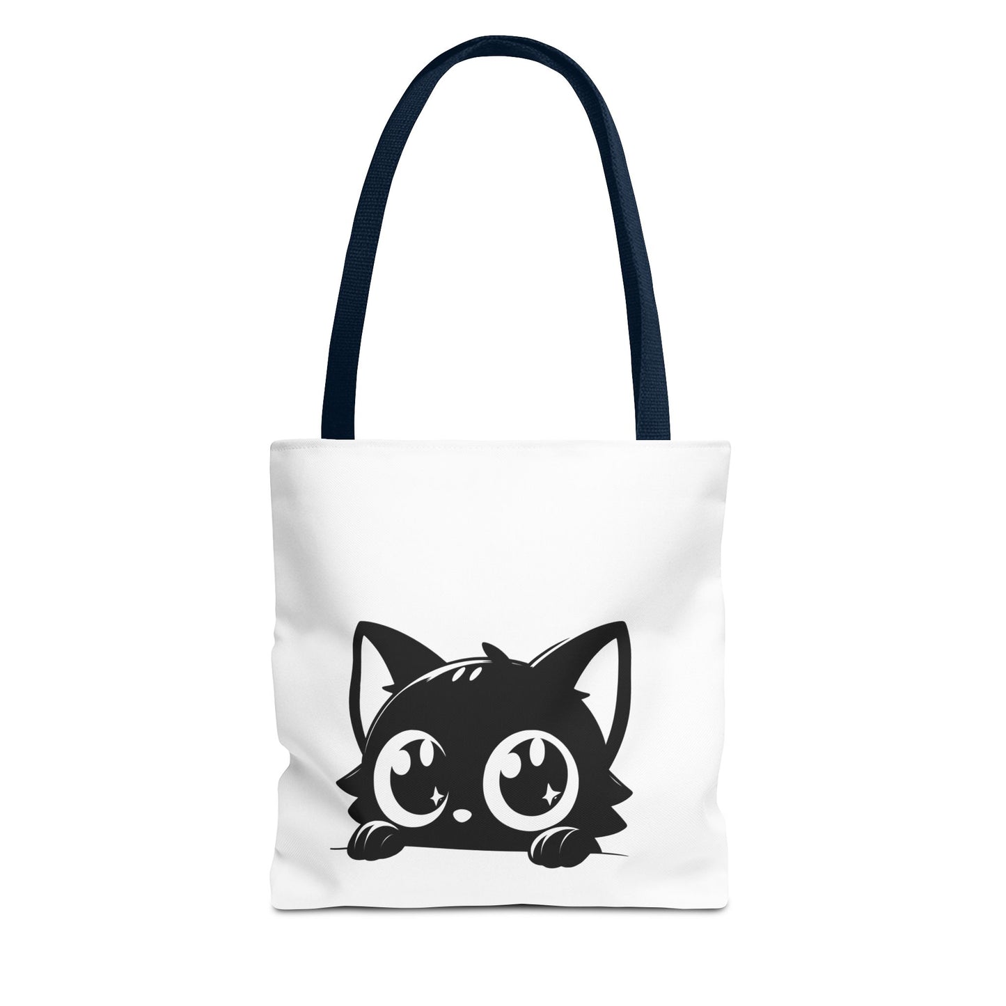 Adorable Cat Face Tote Bag | Cute Kitten Shopping Bag | Gift for Cat Lovers | Everyday Use | Eco-Friendly Accessory