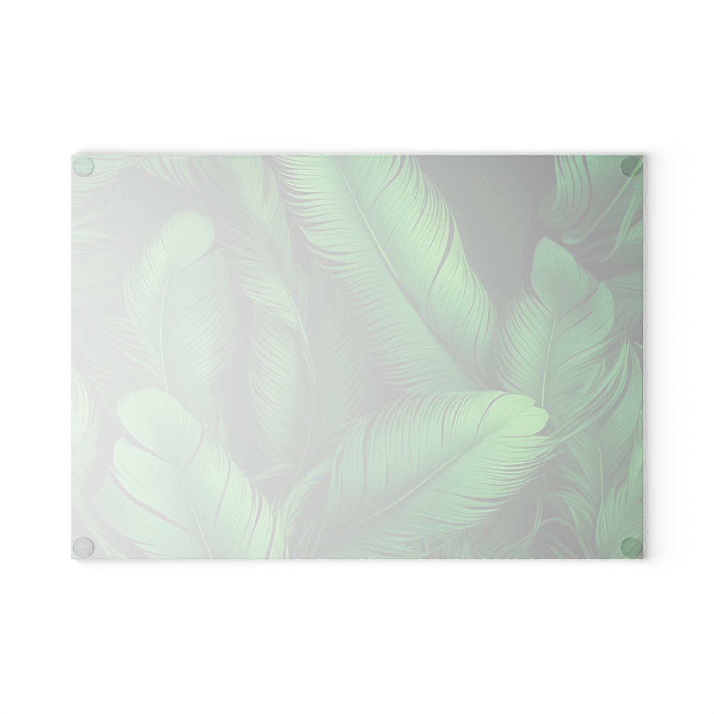 Tropical Glass Cutting Board, Kitchen Decor, Gift for Chefs, Leaf Design, Eco-Friendly Kitchen Essentials, Cookware