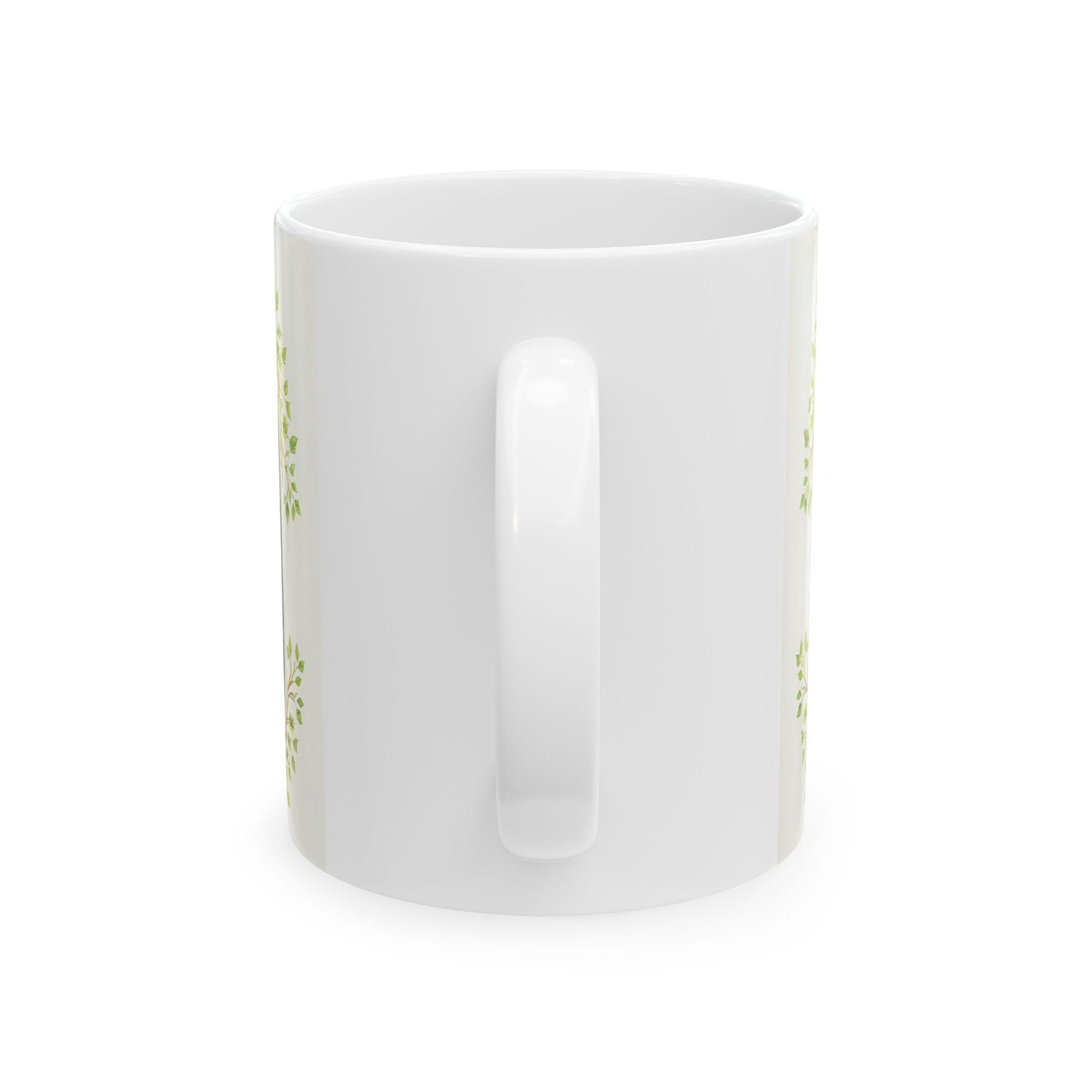 Elegant Floral Ceramic Mug - Perfect for Tea Lovers, Housewarming Gift, Mother's Day, Garden Party, Botanical Decor