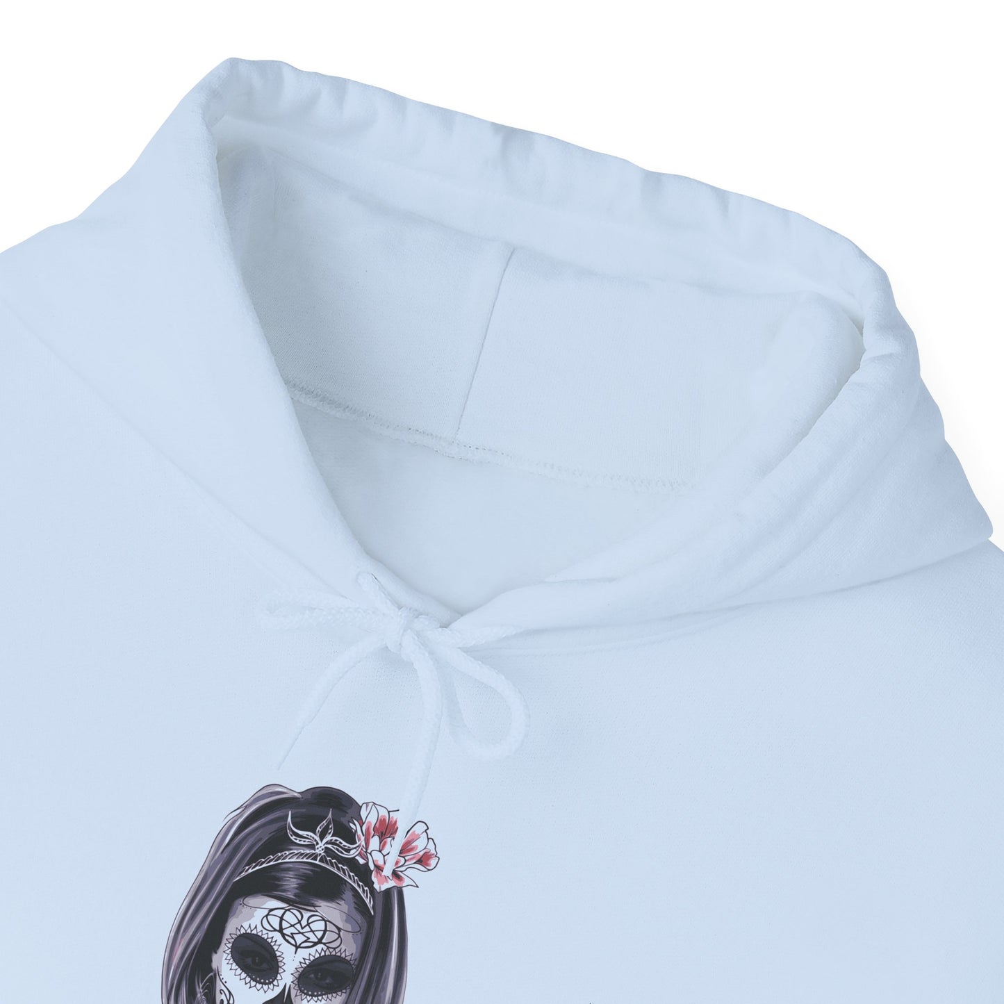 Day of the Dead Hoodie | Unisex Heavy Blend Sweatshirt, Skull Art, Mexican Holiday Apparel, Halloween Costume, Festival Gear