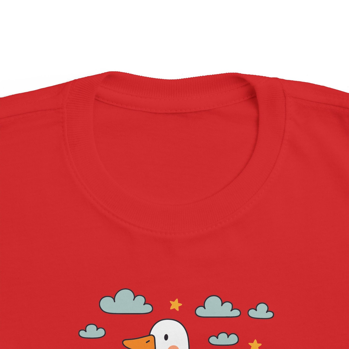 Cute Toddler's Tee with Happy Duck Design, Perfect for Playtime, Gifts, or Family Outings, Summer Fun, Animal Lovers